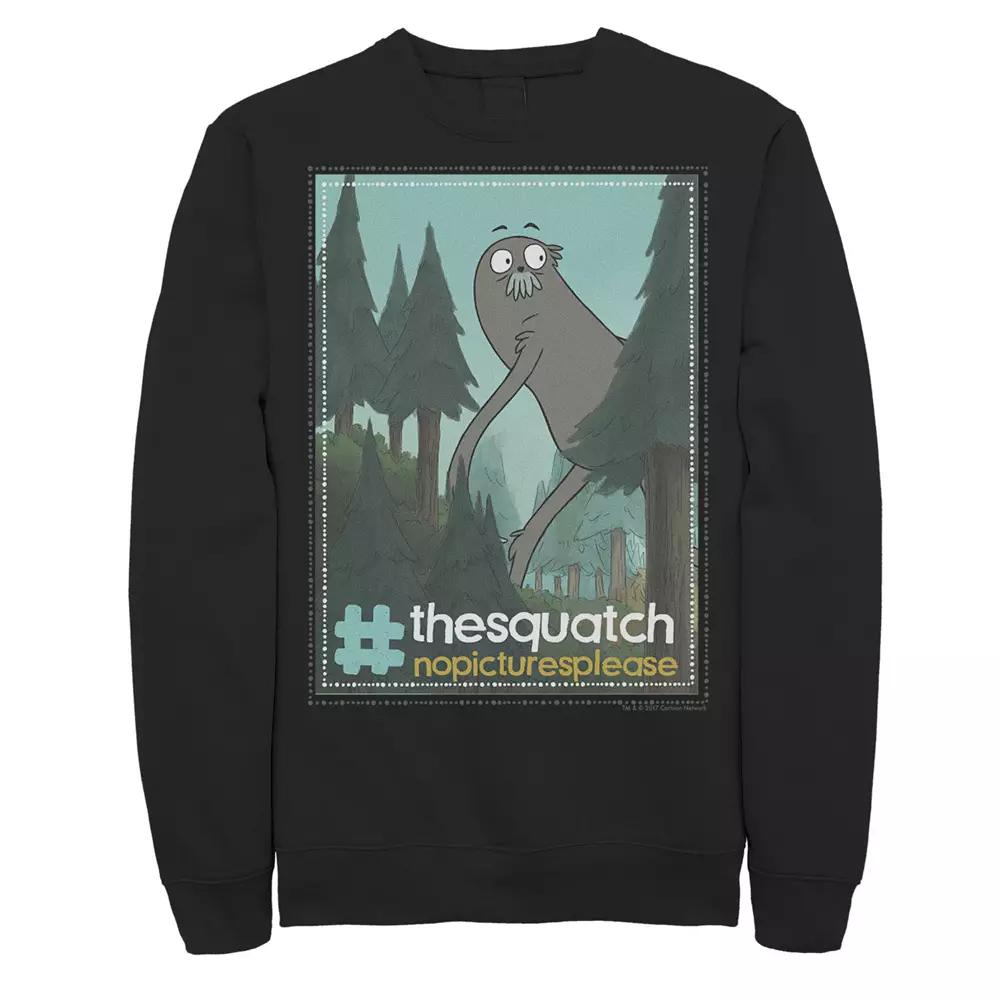 Mens Cartoon Network We Bare Bears Charlie The Squatch Hashtag Sweatshirt Product Image