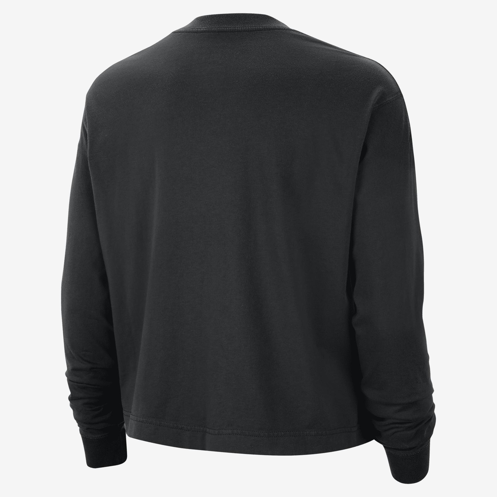 Los Angeles Lakers Courtside Nike Women's NBA Shine Boxy Long-Sleeve T-Shirt Product Image