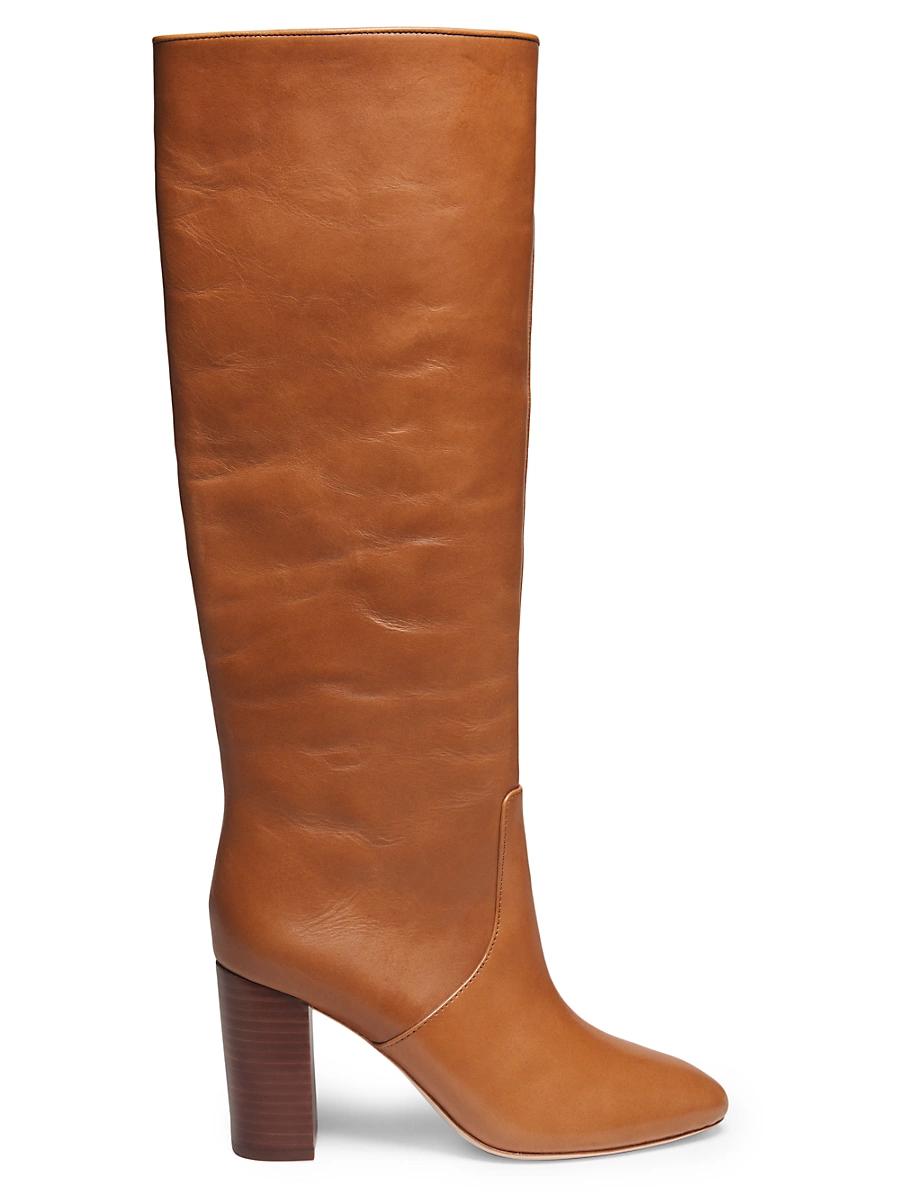 Womens Goldy 90MM Leather Tall Boots Product Image
