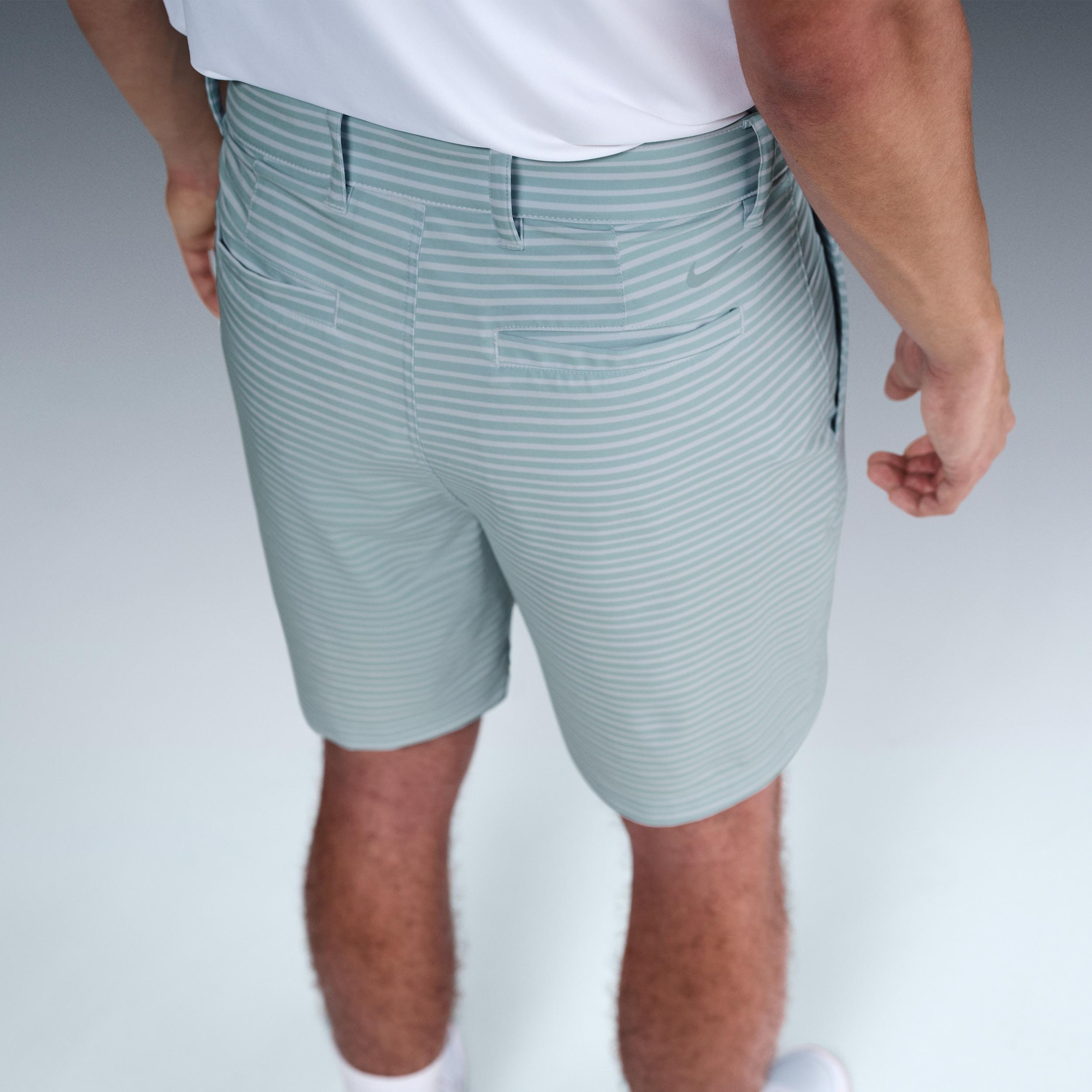 Nike Mens Victory+ Dri-FIT Striped Golf Shorts | FZ7464-085 Product Image