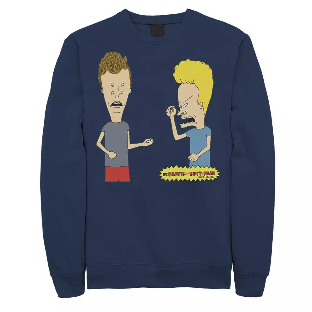 Men's Beavis And Butthead Air Guitar Portrait Fleece,  Product Image