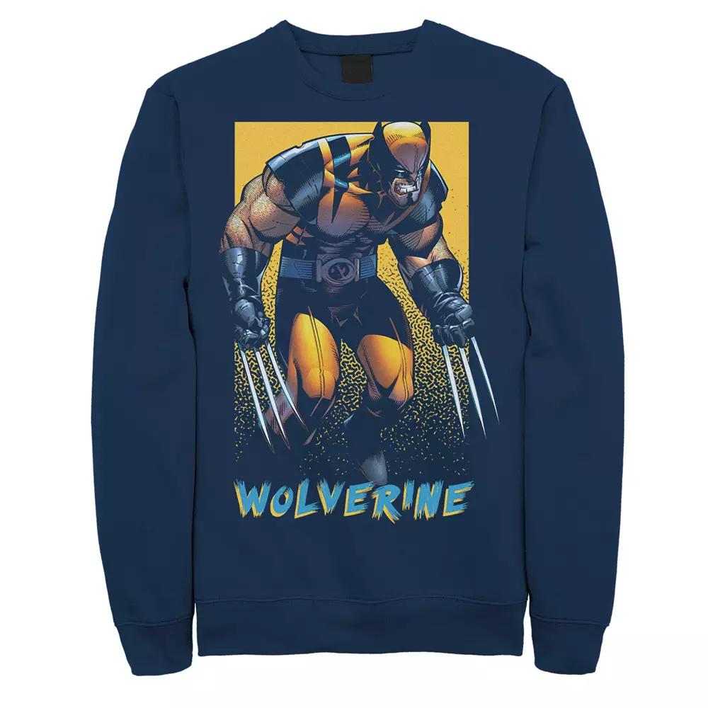 Men's Marvel X-Men Wolverine Classic Color Pop Sweatshirt,  Product Image