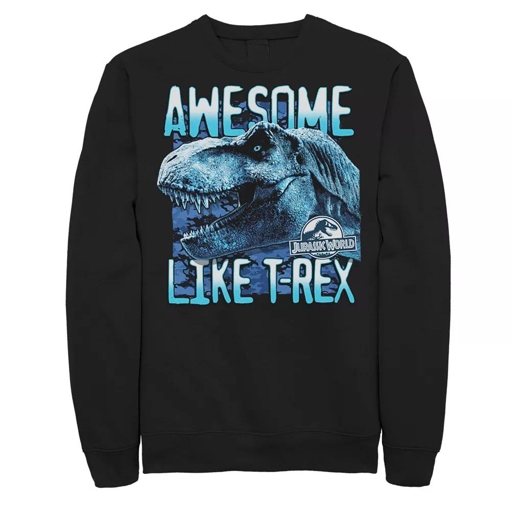 Men's Jurassic World Two Awesme Lke T-Rex Sweatshirt,  Product Image