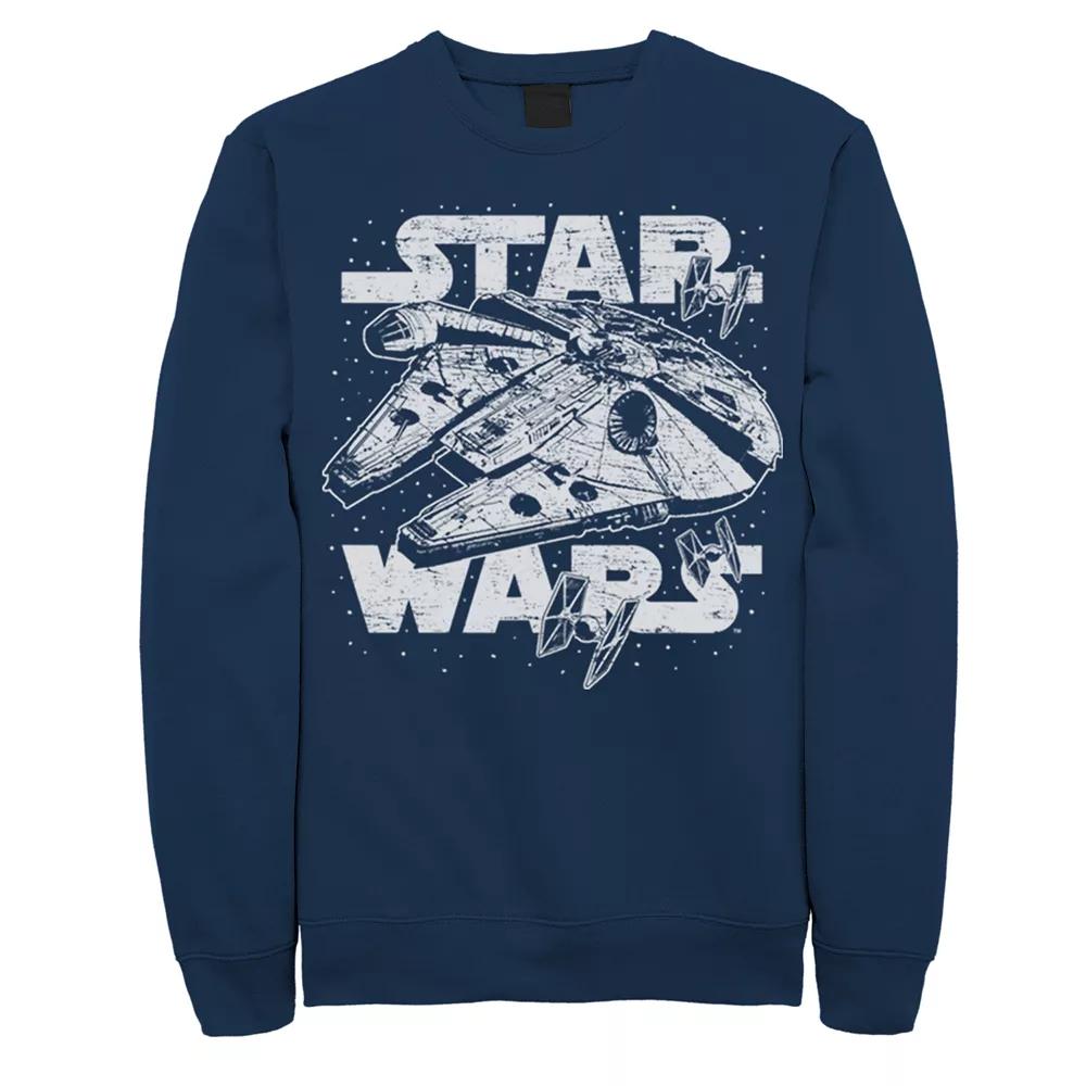 Men's Star Wars Hyperdrive Sweatshirt, Size: 3XL, Blue Product Image