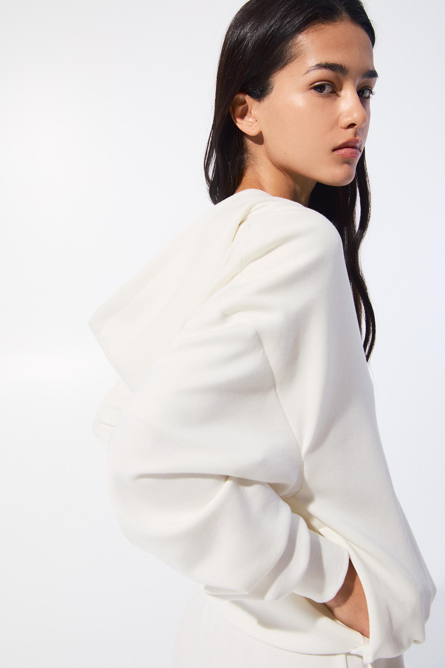 Soft touch zip-up hoodie Product Image