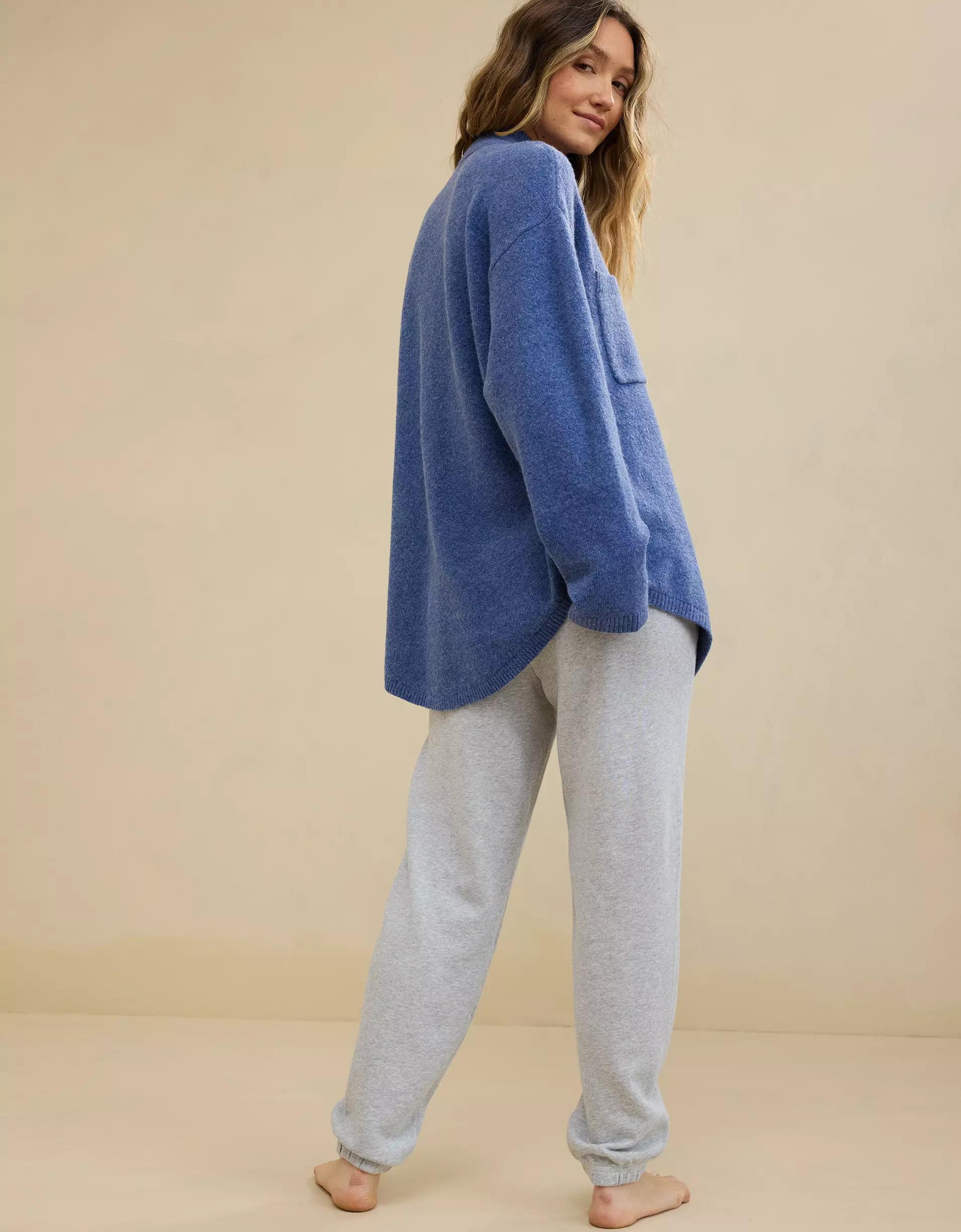 Aerie unREAL Button Down Cardigan Product Image