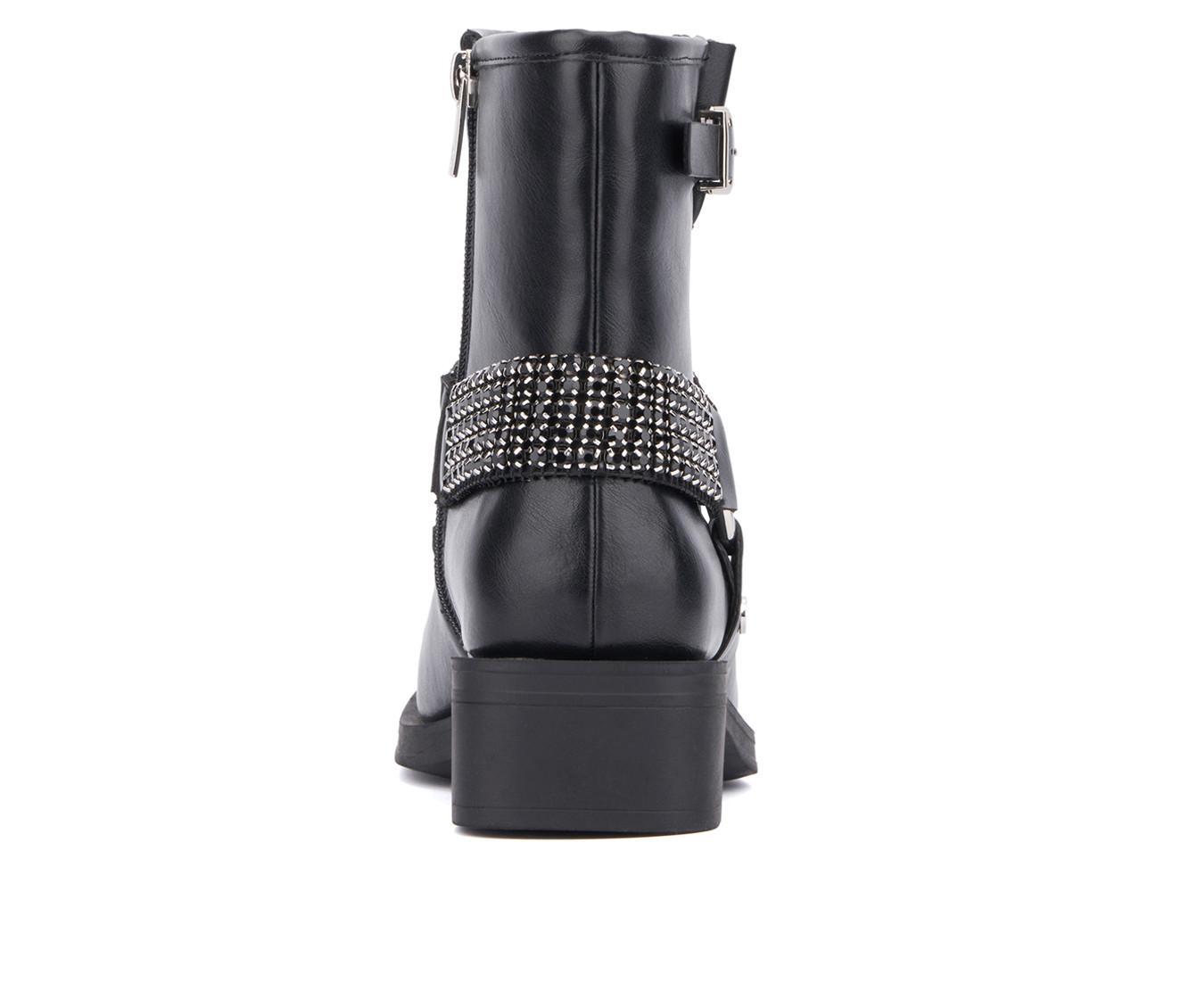 Women's New York and Company Carson Moto Boots Product Image