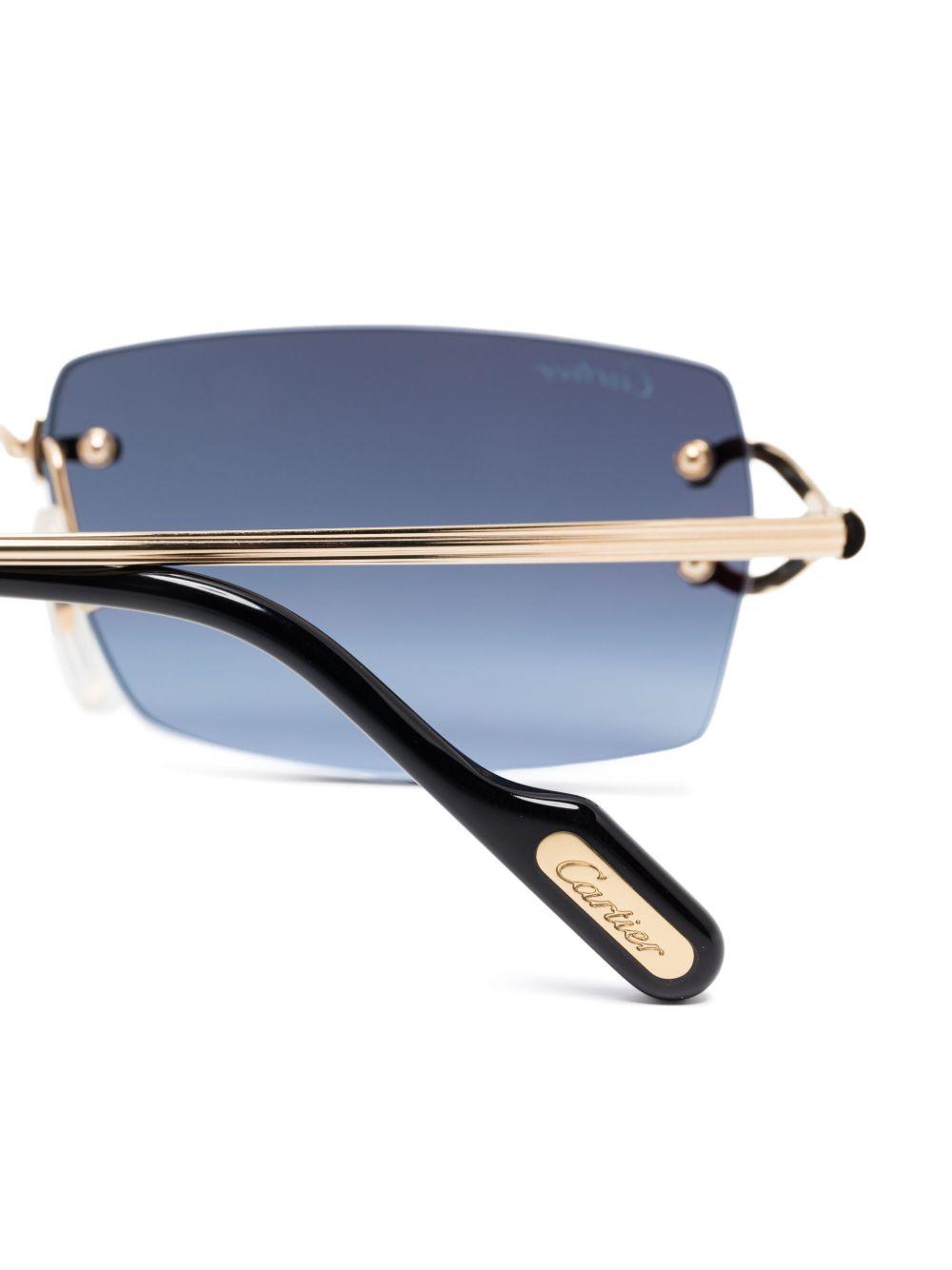 rectangle-frame sunglasses Product Image
