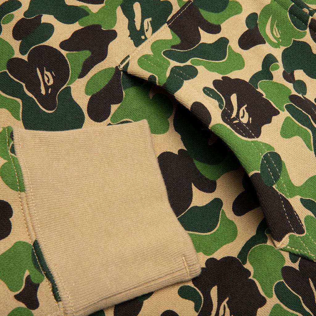 Abc Camo Shark Full Zip Hoodie - Green Male Product Image