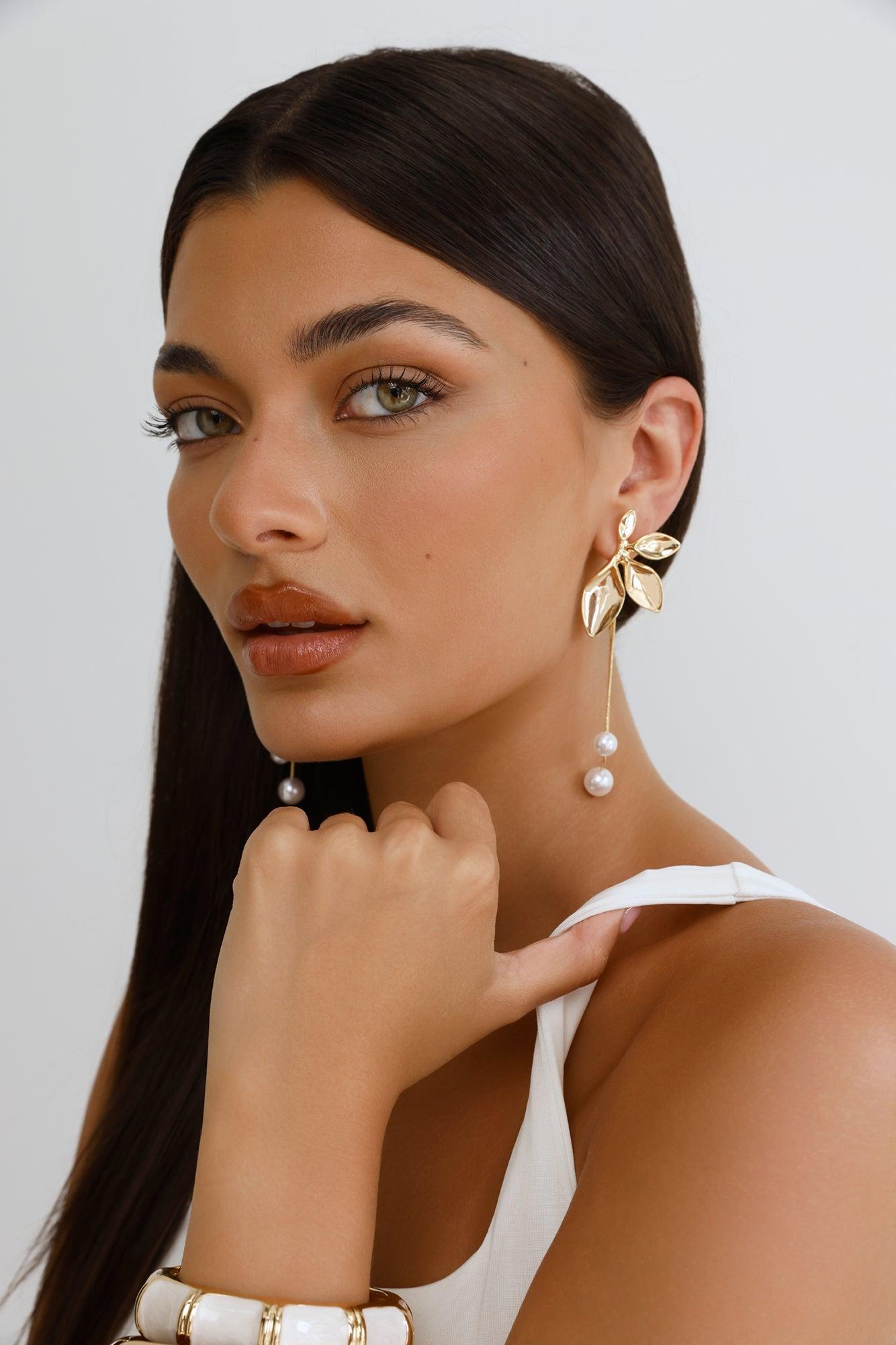 Everything More Earrings Gold Product Image
