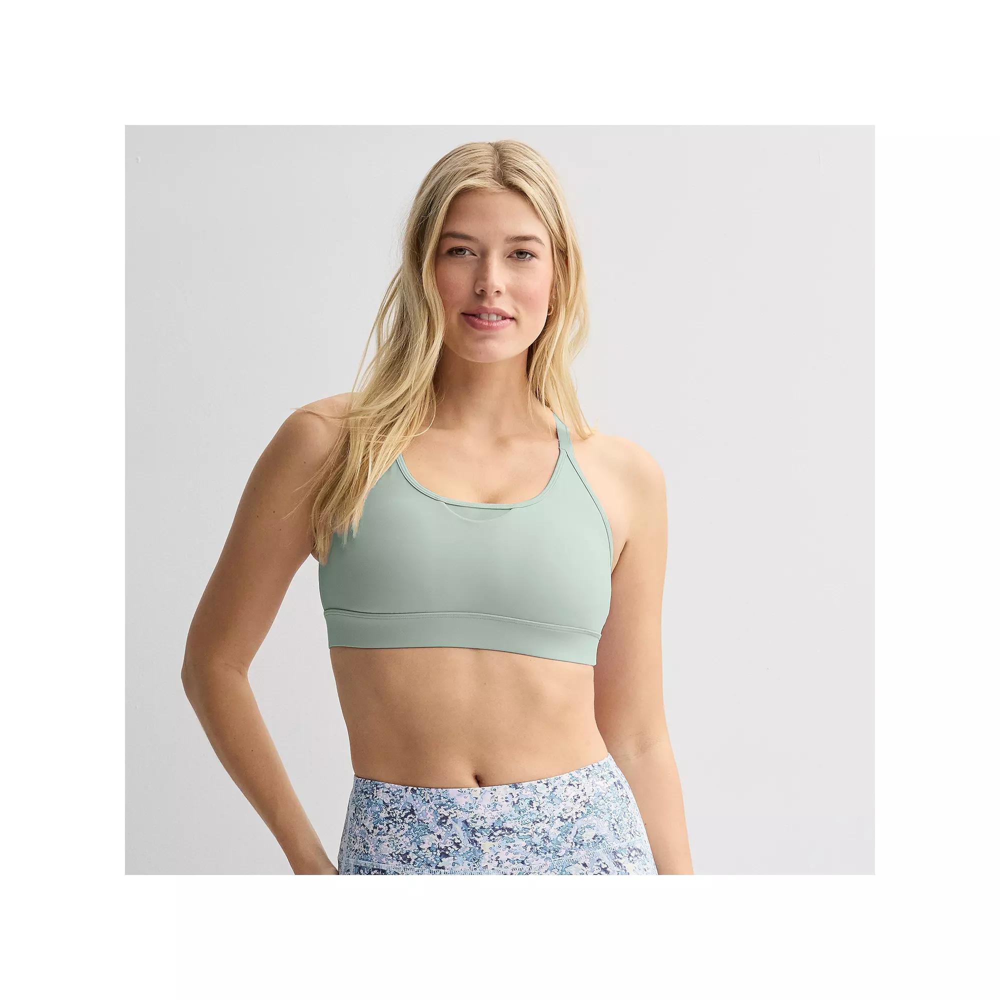 Women's Tek Gear® Ultrastretch Adjustable Mesh Sports Bra, Size: Small, Ostego Bay Product Image