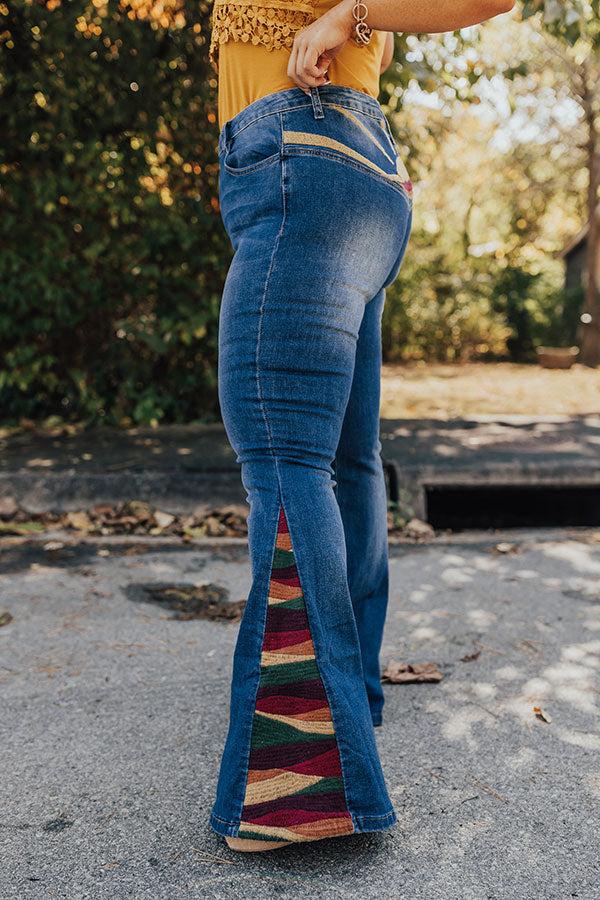 The Amy Embroidered Flare Curves Product Image