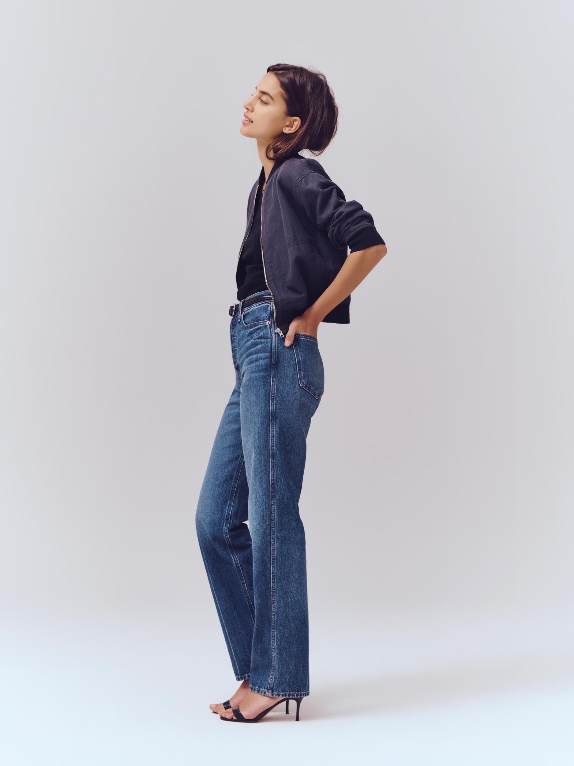 Carla High Rise Straight Jean Product Image