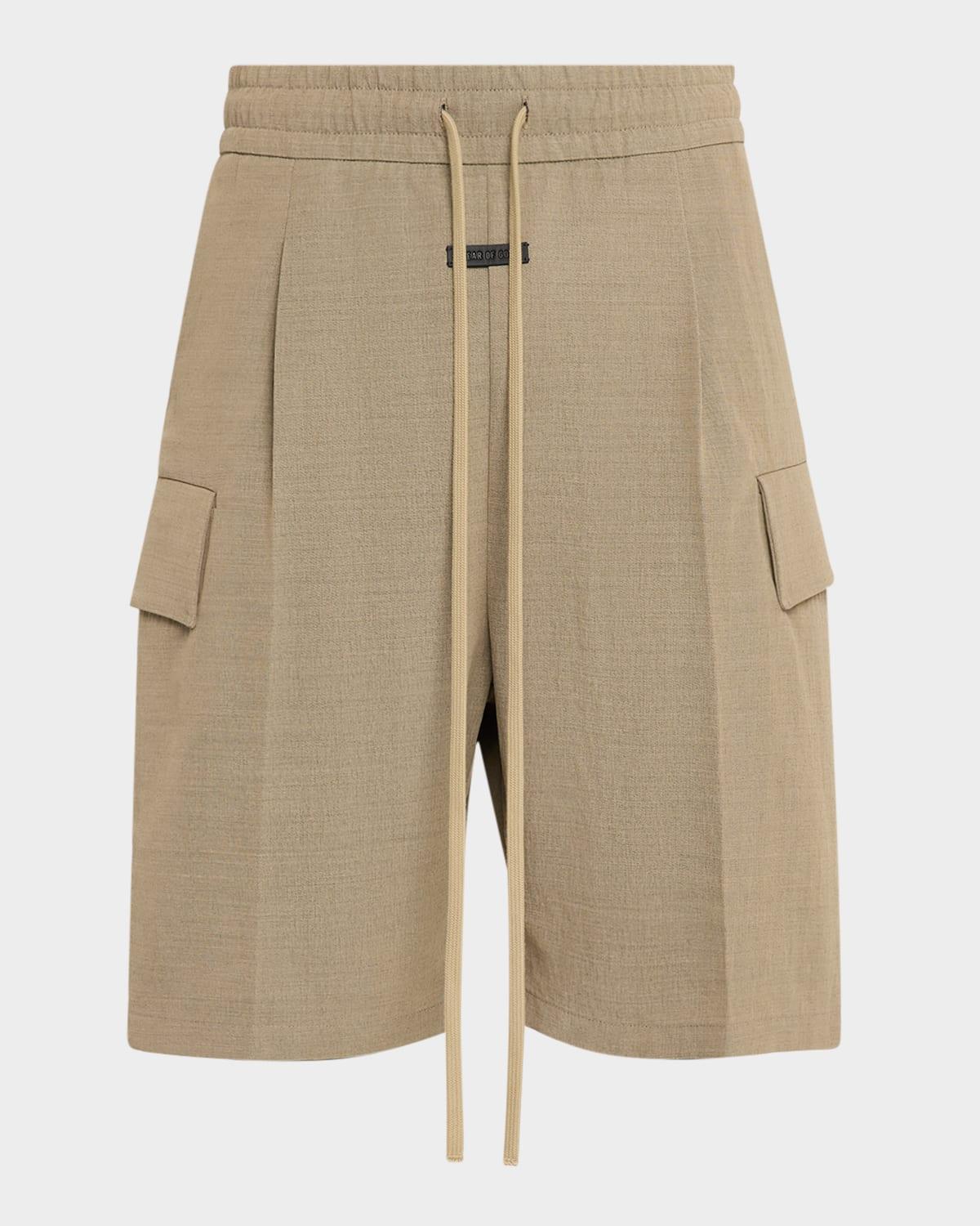 Men's Long Cargo Shorts Product Image