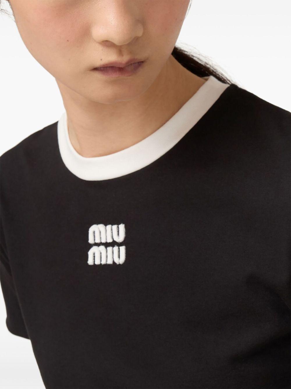 logo-embroidered T-shirt Product Image