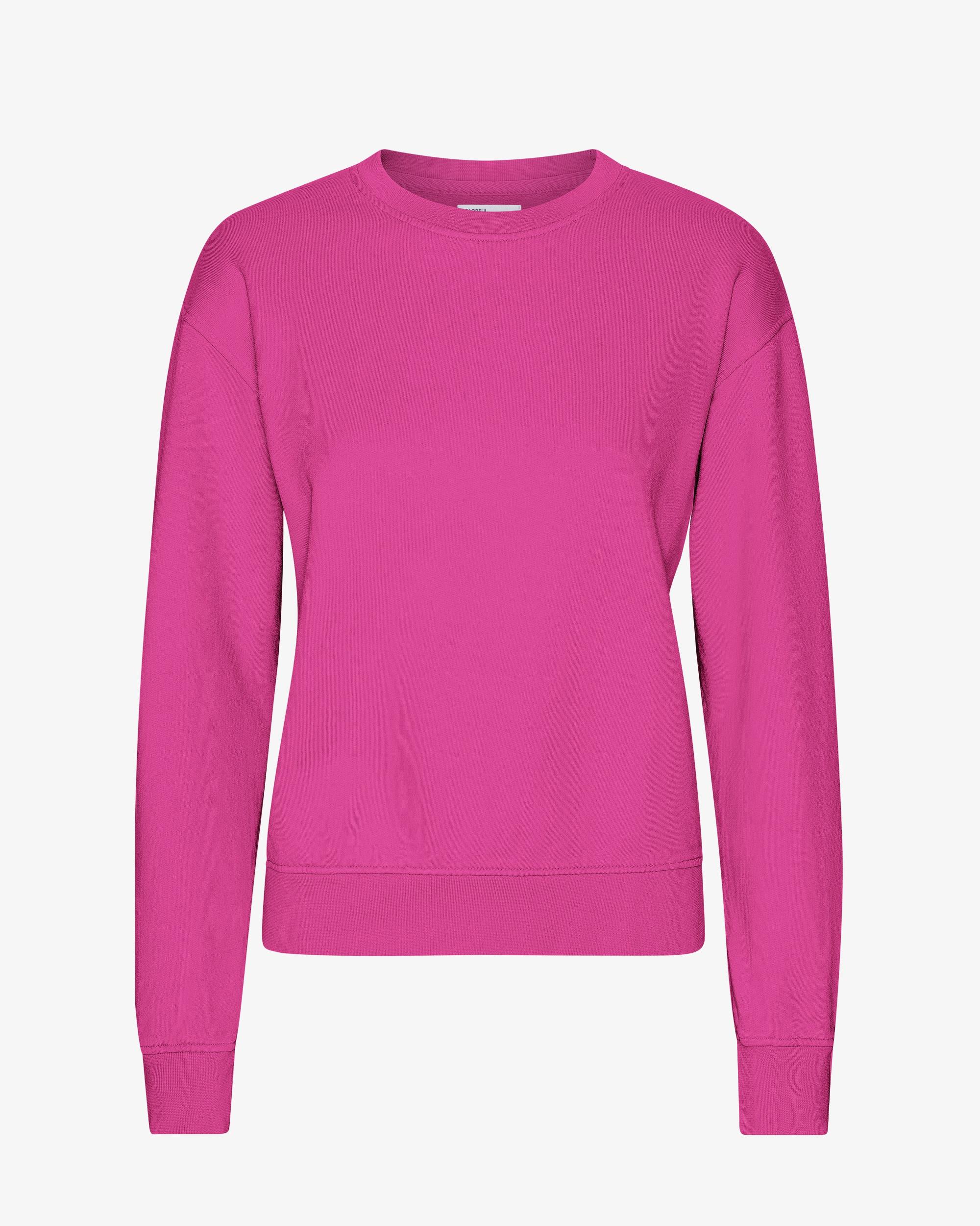 Women Classic Organic Crew - Magenta Blaze Product Image