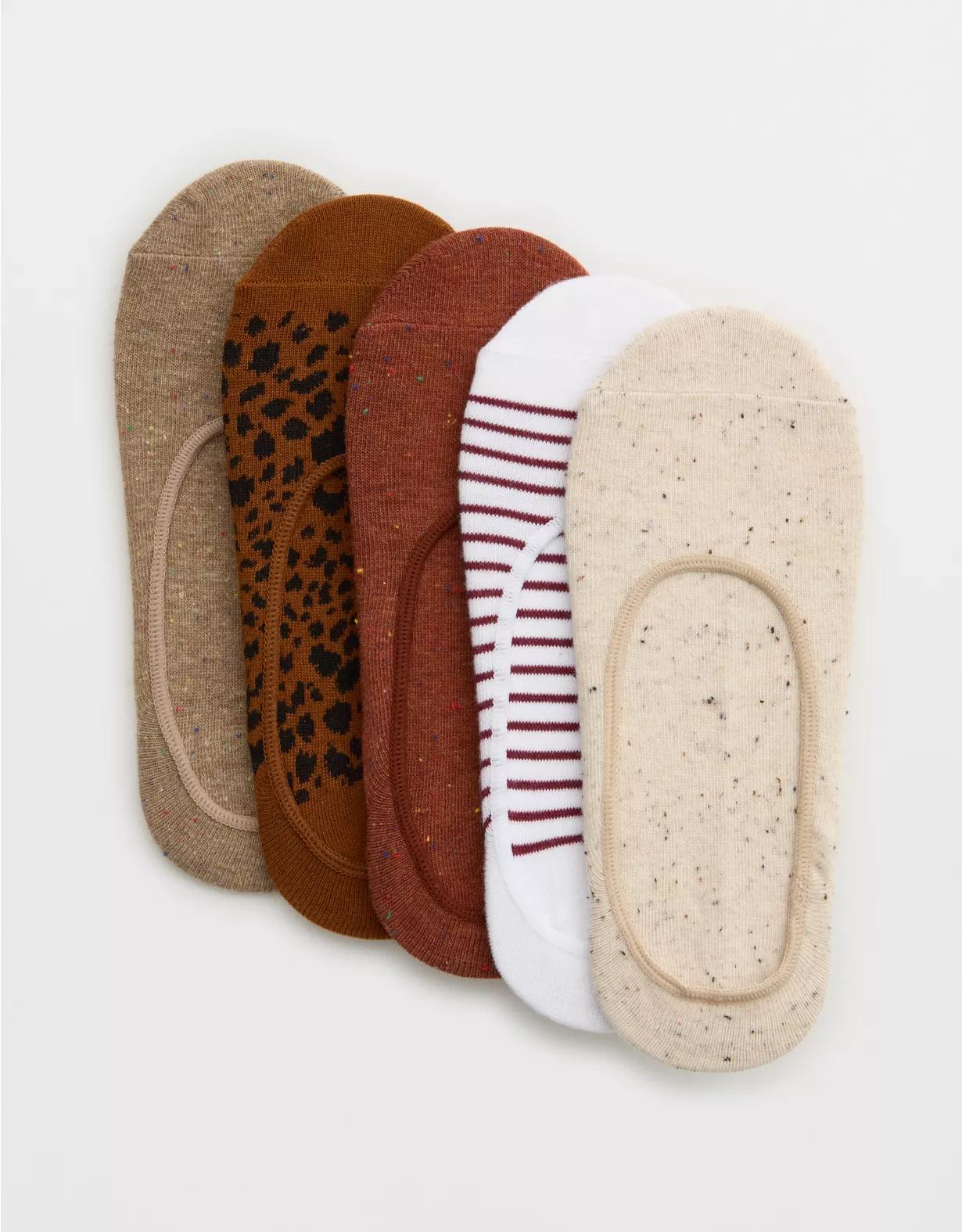 Aerie No Show Sock 5-Pack Product Image