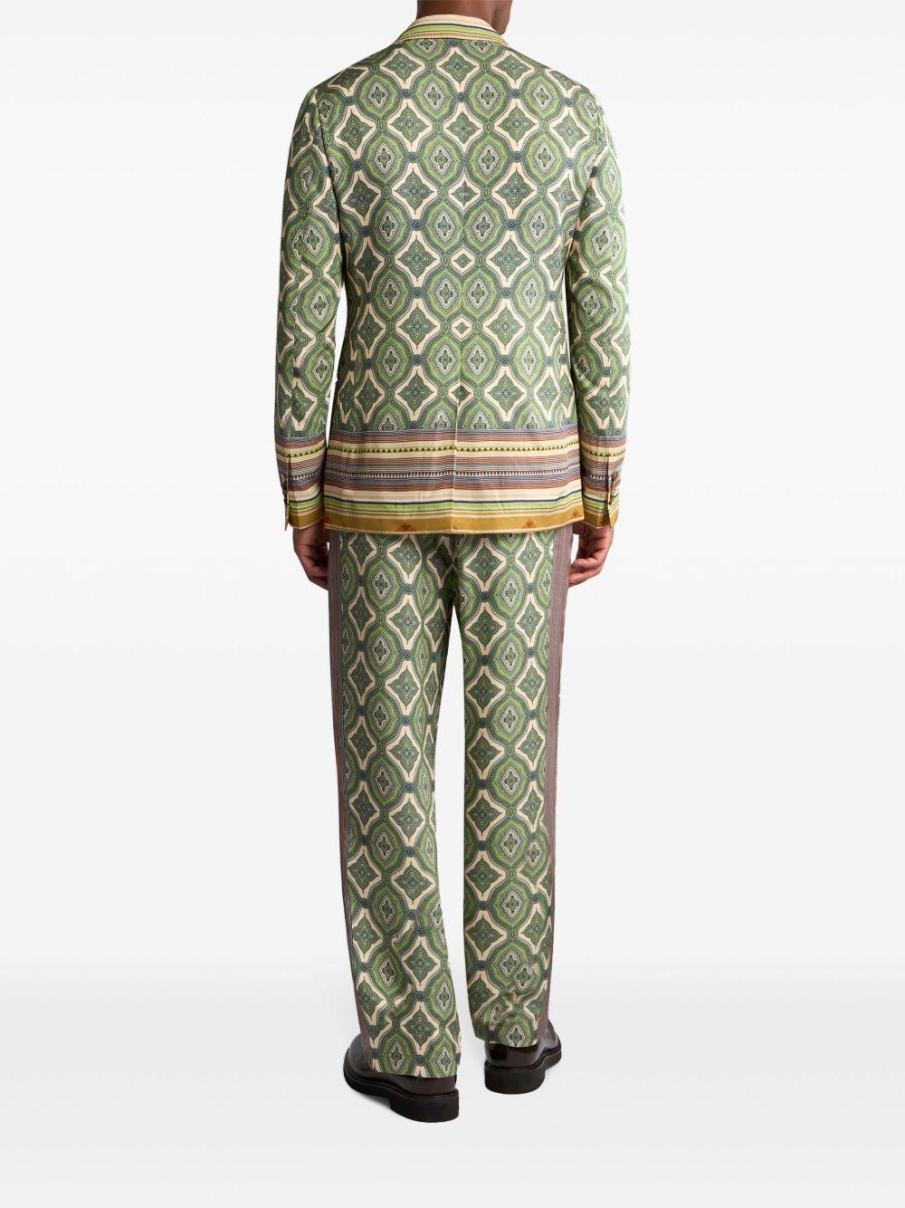 geometric-print blazer Product Image