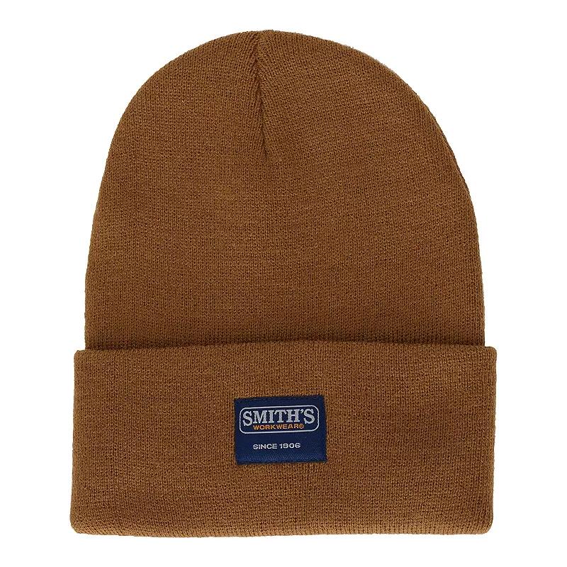 Men's Smith's Workwear Cuffed Pull-On Knit Beanie, Blue Product Image