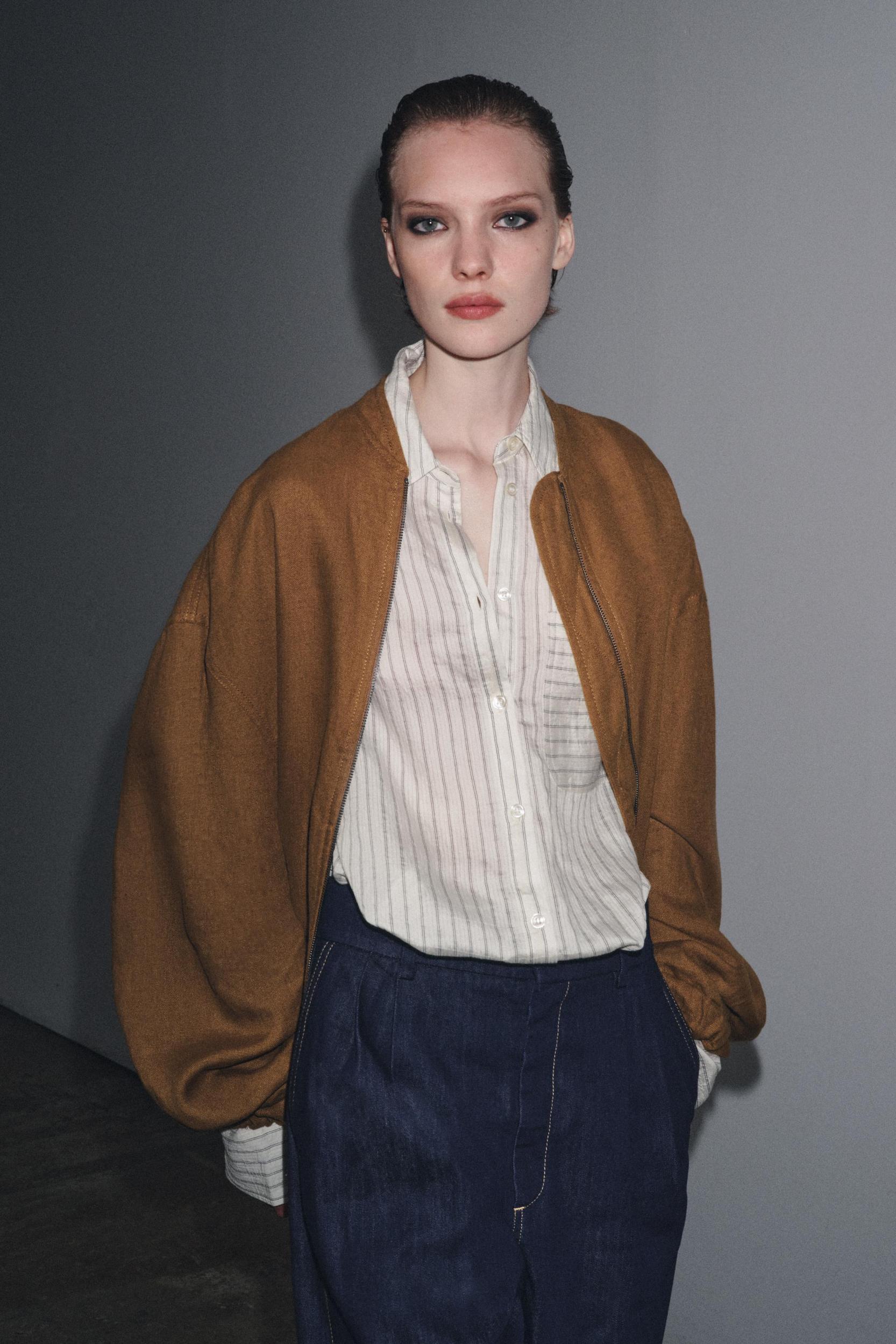 ZW COLLECTION OVERSIZED LINEN JACKET Product Image