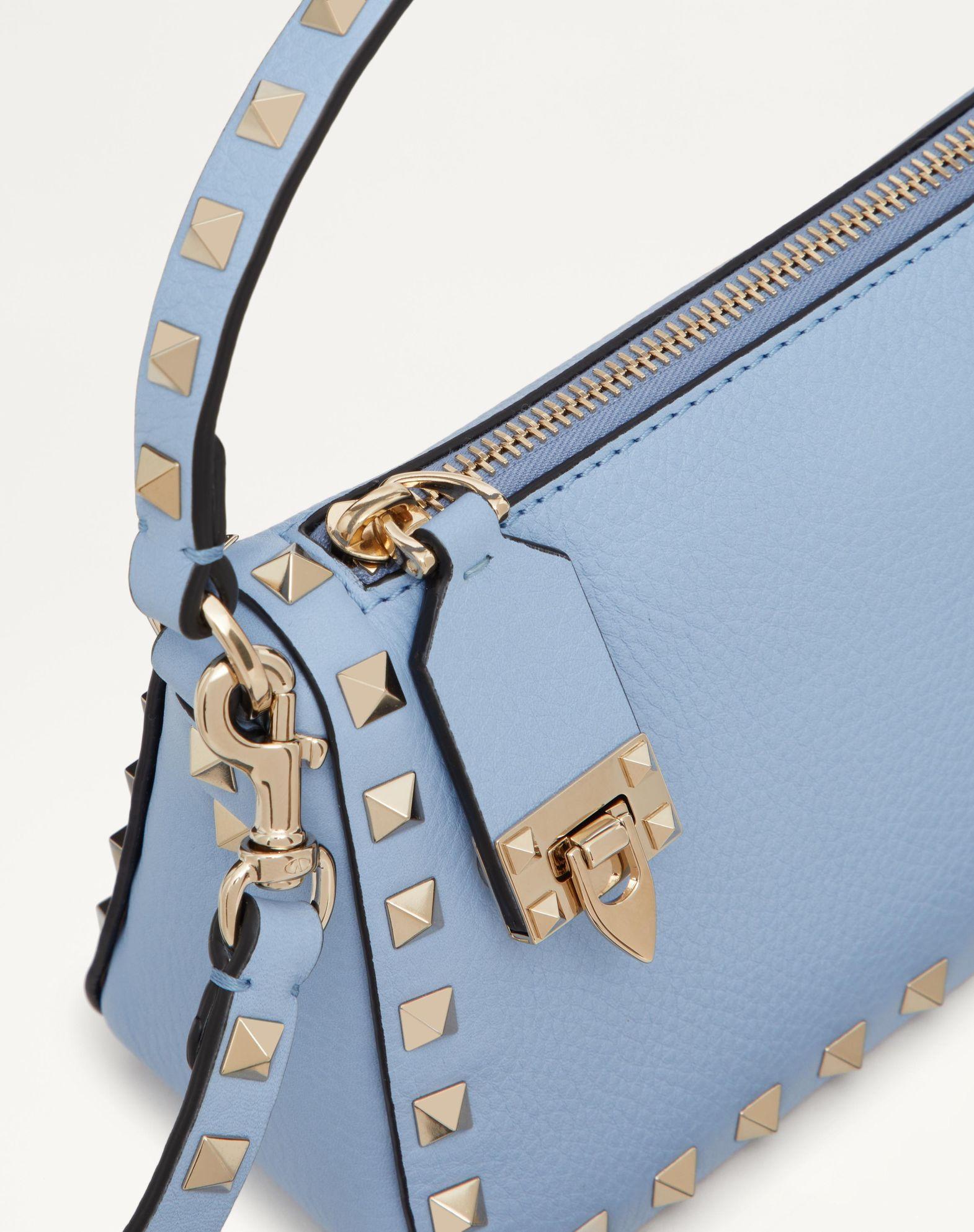 Small Rockstud Grainy Calfskin Crossbody Bag  Product Image