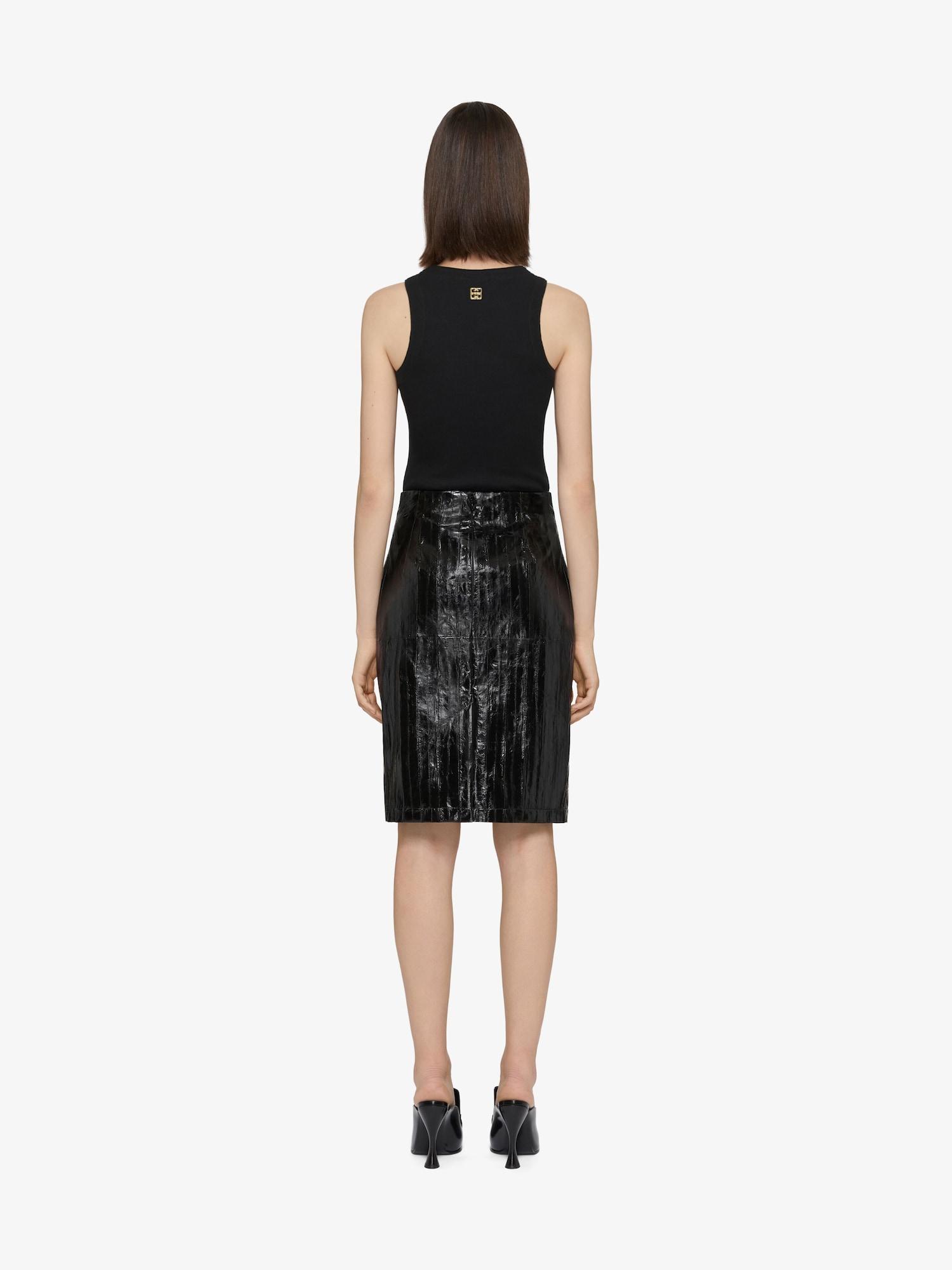 Skirt in leather Product Image