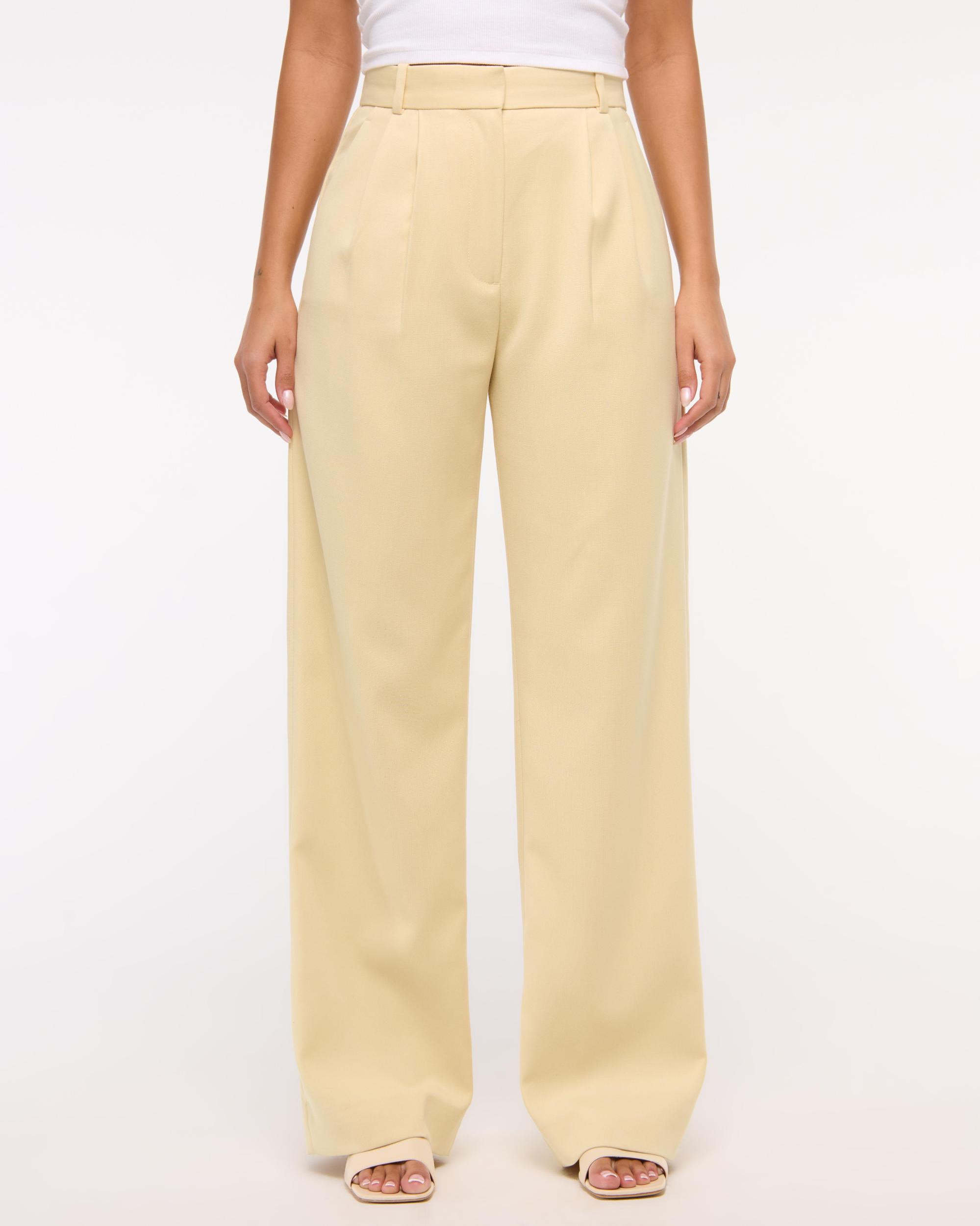 A&F Sloane Tailored Wide Leg Pant Product Image