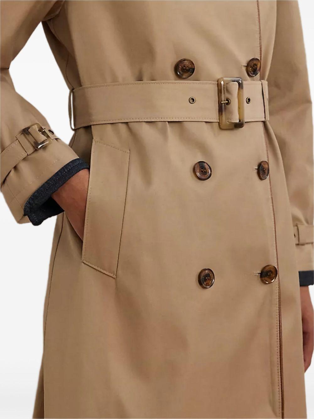 belted trench coat Product Image
