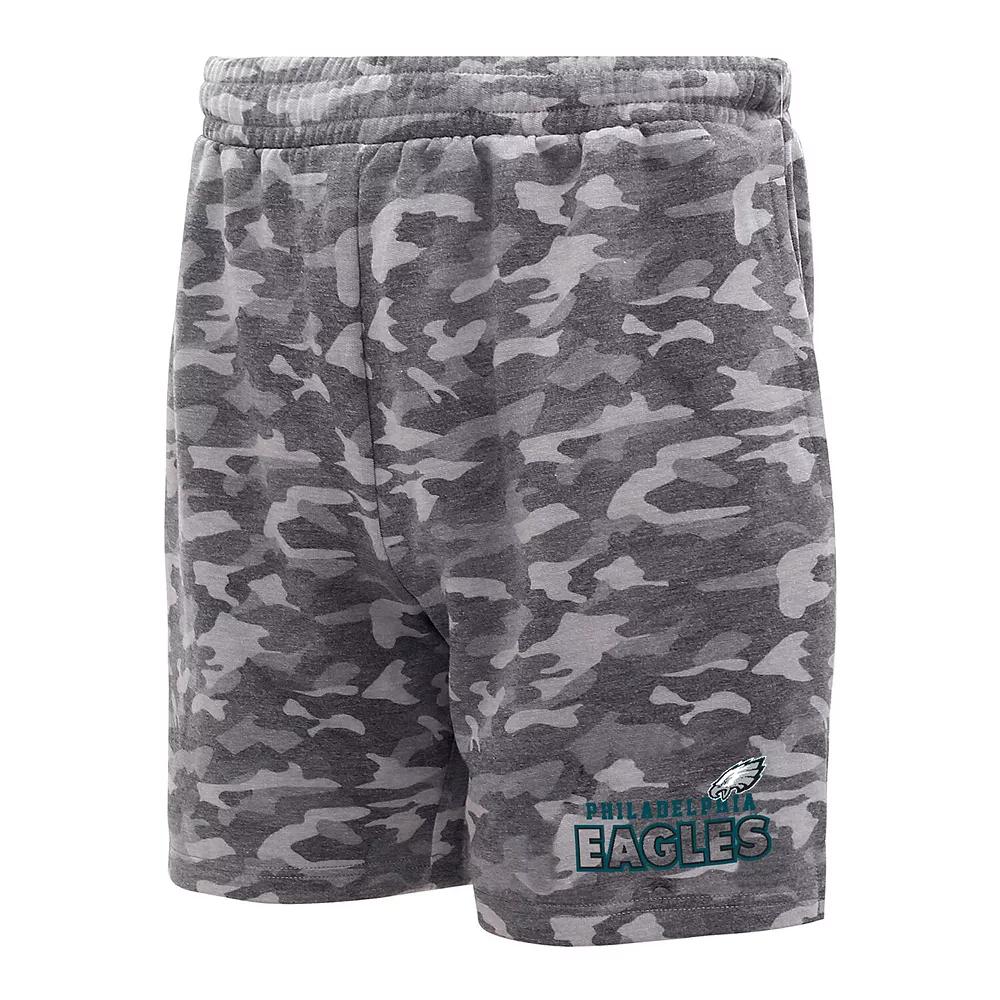 Men's Concepts Sport Charcoal Philadelphia Eagles Biscayne Camo Shorts,  Product Image