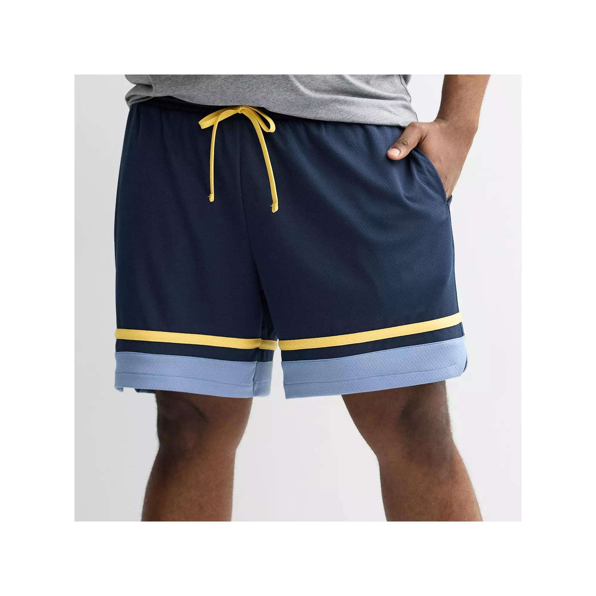 Big & Tall Tek Gear® Retro Basketball Shorts, Men's, Size: XL Tall, Blue Beauty Product Image