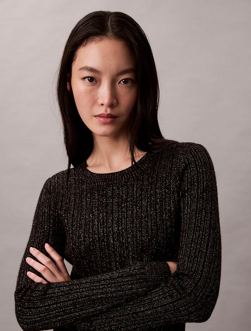 Lurex Merino Wool Blend Sweater Product Image