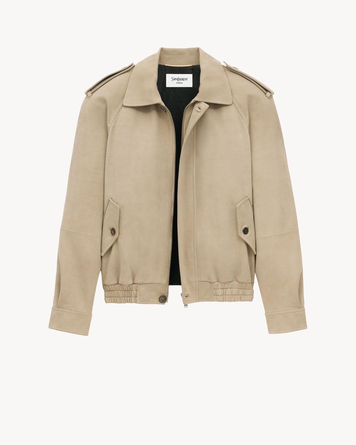 bomber jacket in nubuck Product Image