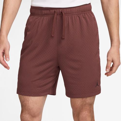 Jordan Mens Jordan Dri-FIT Sport Mesh Shorts - Mens Gym Red/Black Product Image