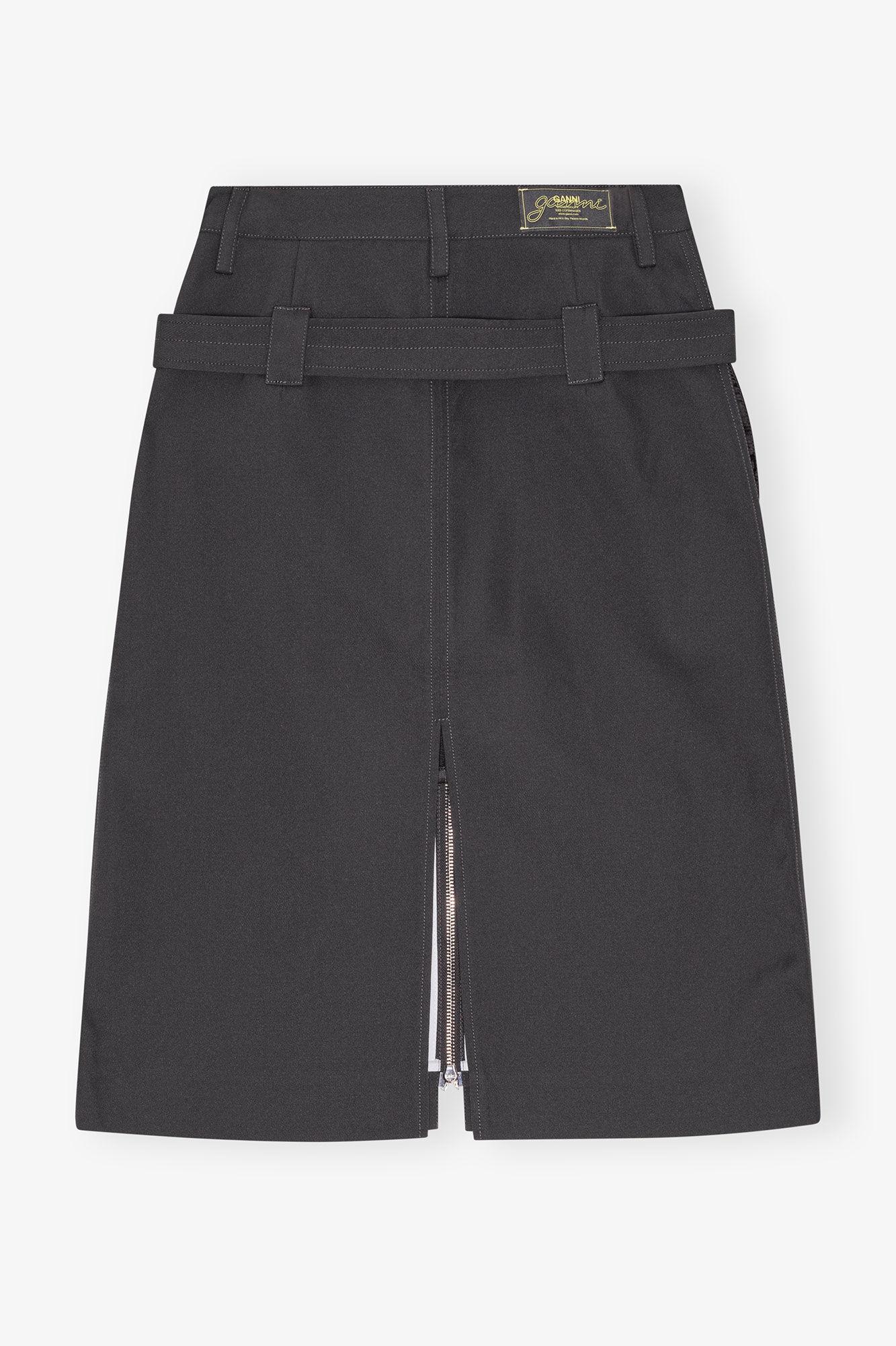 Black Bonded Crepe Blazer Product Image