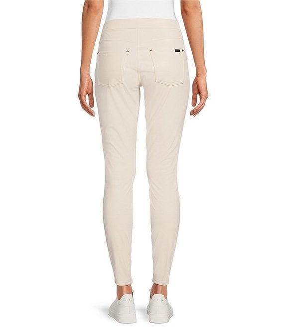 HUE Leatherette Jeans Mid Rise Full Length Leggings Product Image