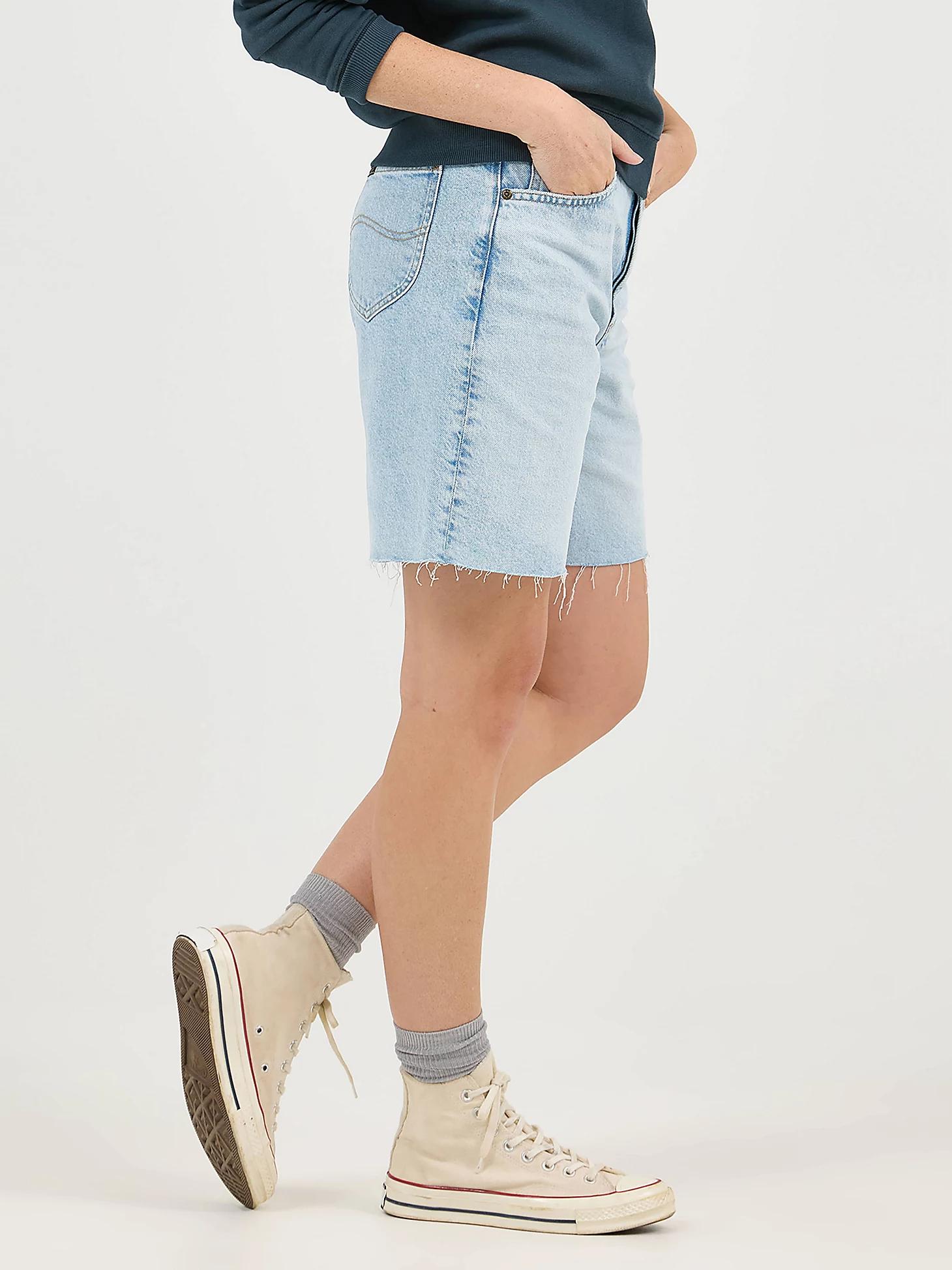 Women's Button Fly Slouch Bermuda | Women's Shorts | Lee® Product Image