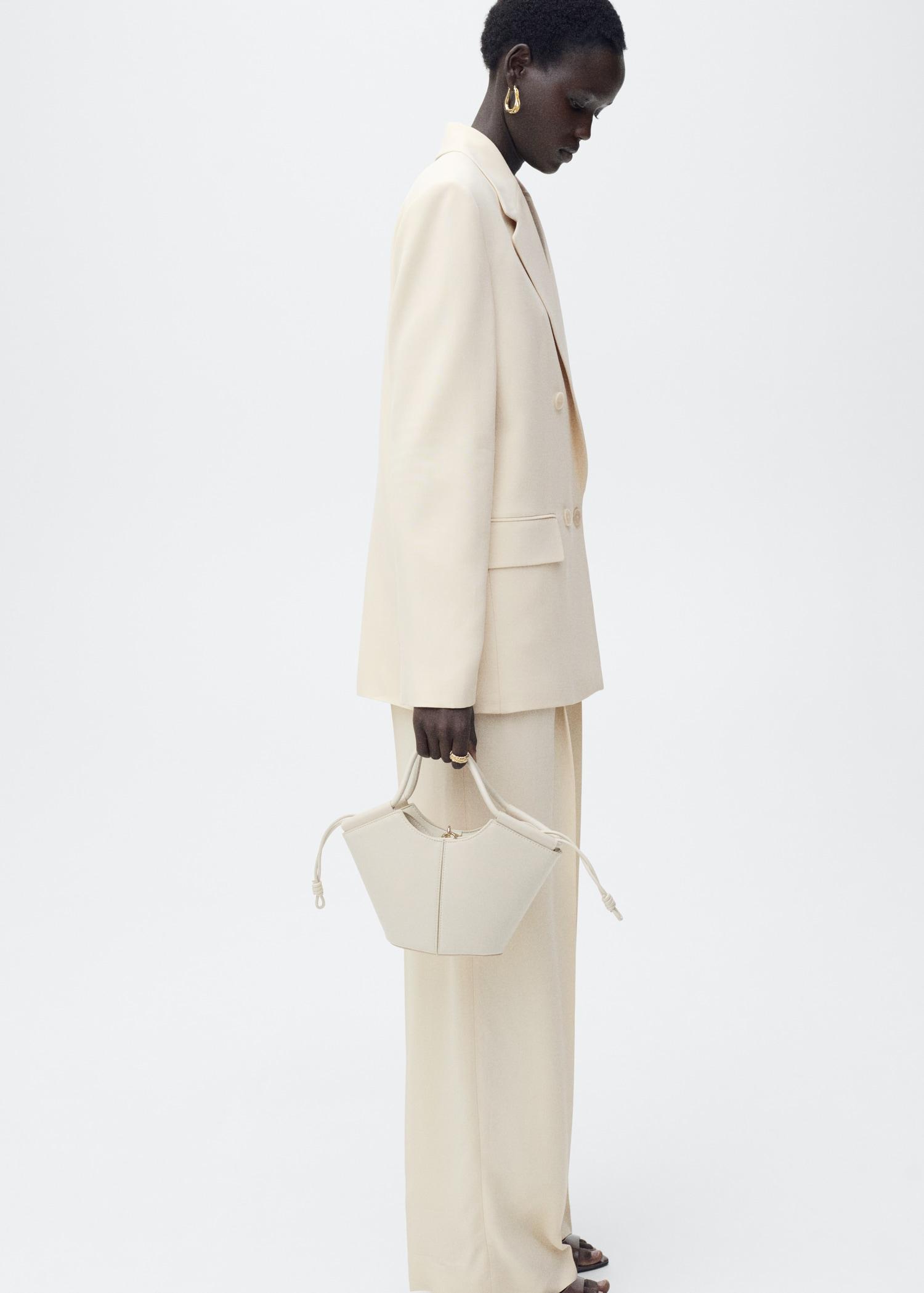 Double-breasted suit jacket - Women | MANGO USA Product Image