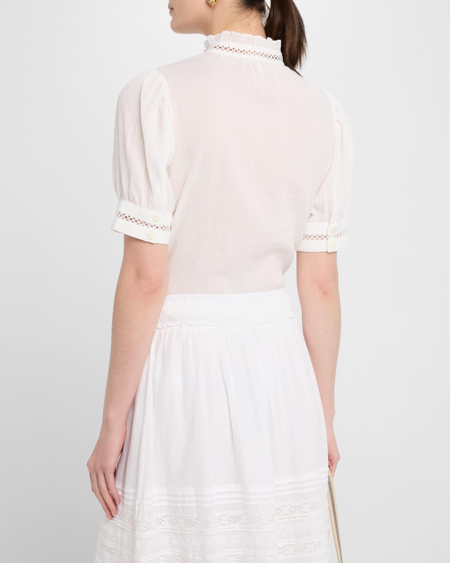 The Ruffle Collar Top Product Image