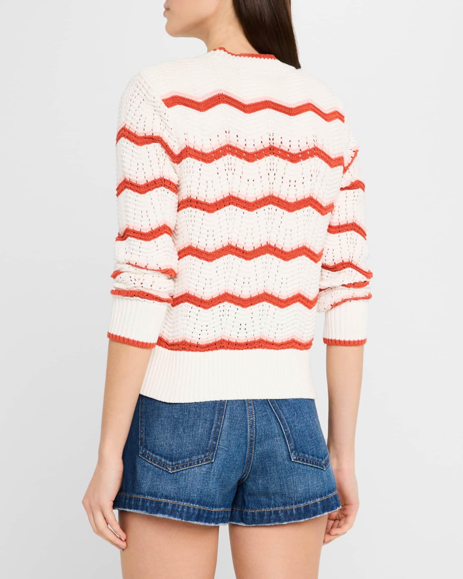 Ansonia Knit Chevron Cardigan Product Image