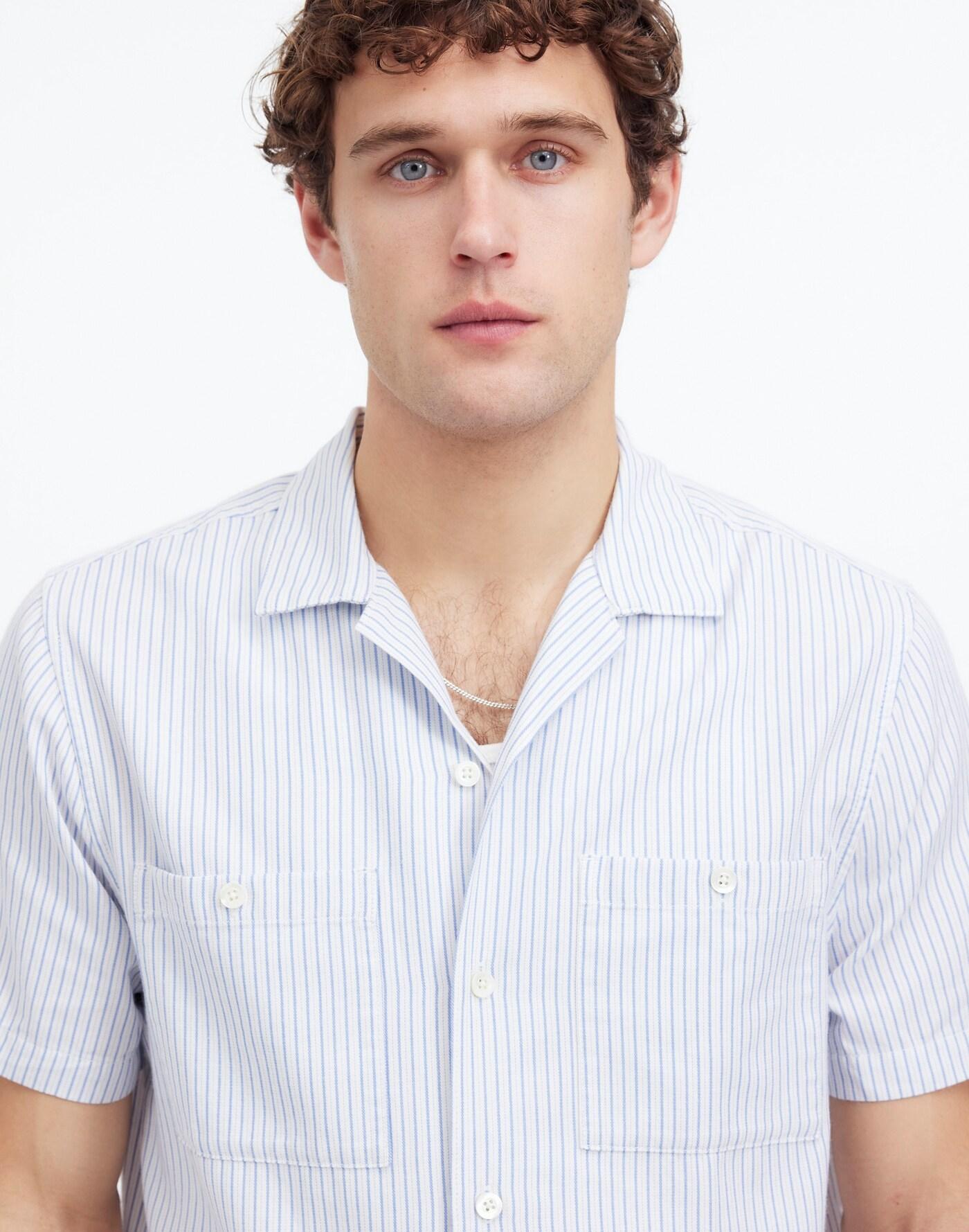 Camp Collar Short-Sleeve Shirt in Everyday Twill Product Image