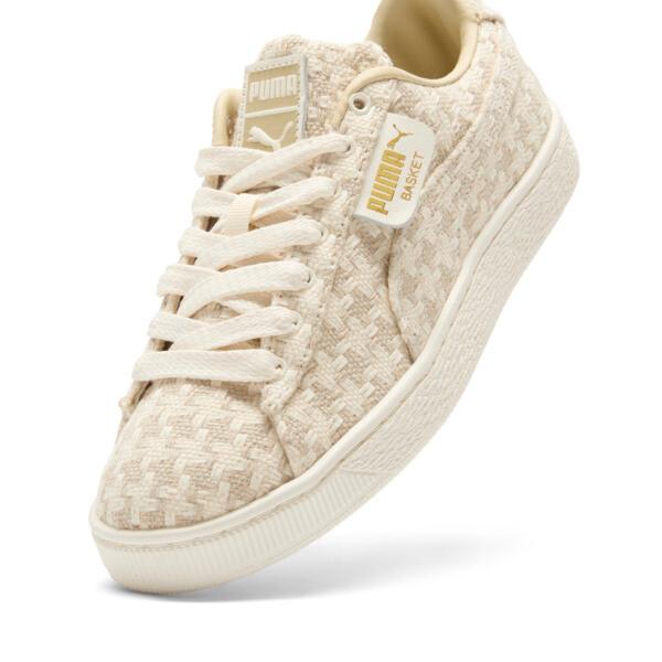 PUMA Basket Seaside Drills Women's Sneakers in Alpine Snow/White Product Image