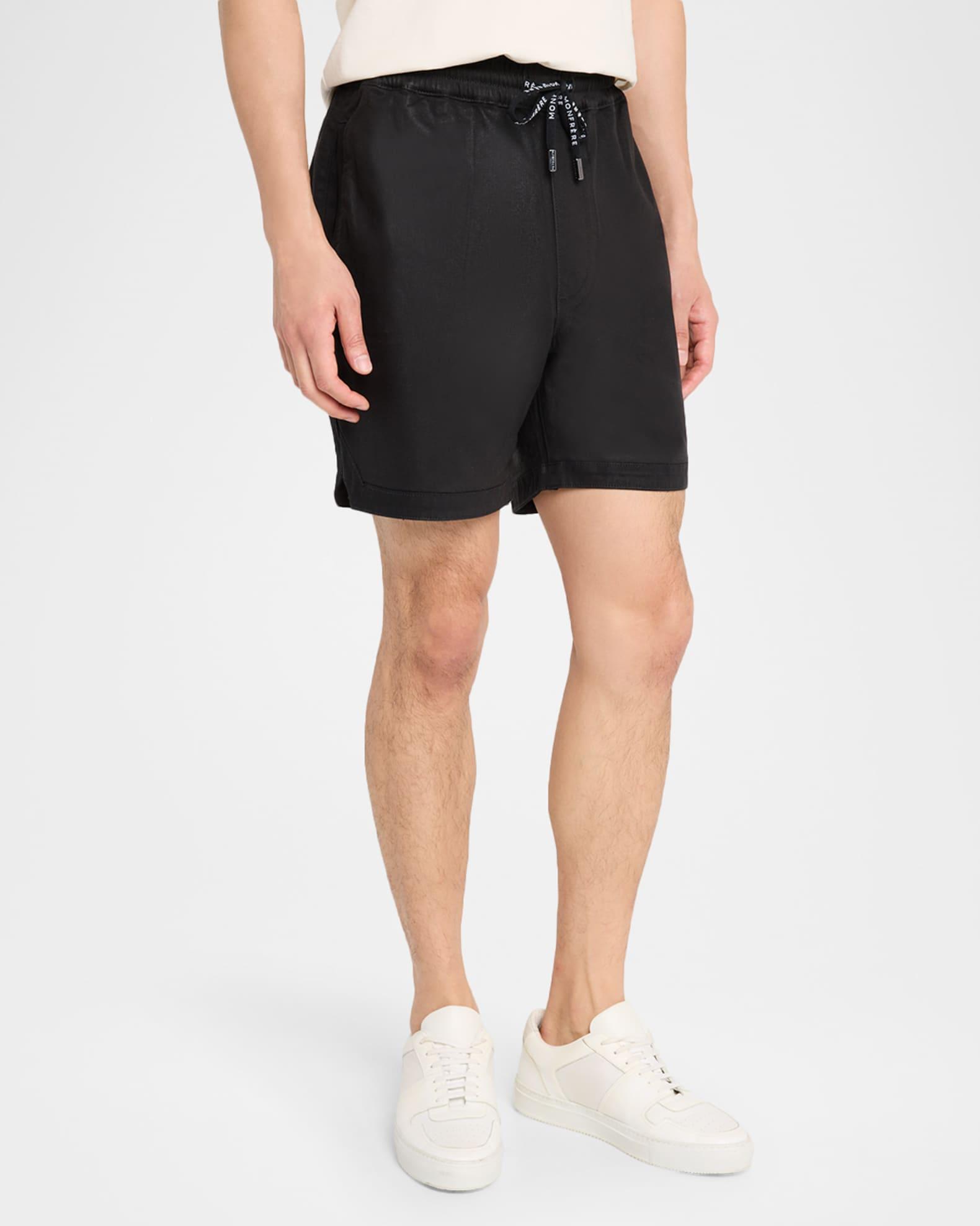 Men's Coated Relaxed-Fit Drawstring Shorts Product Image