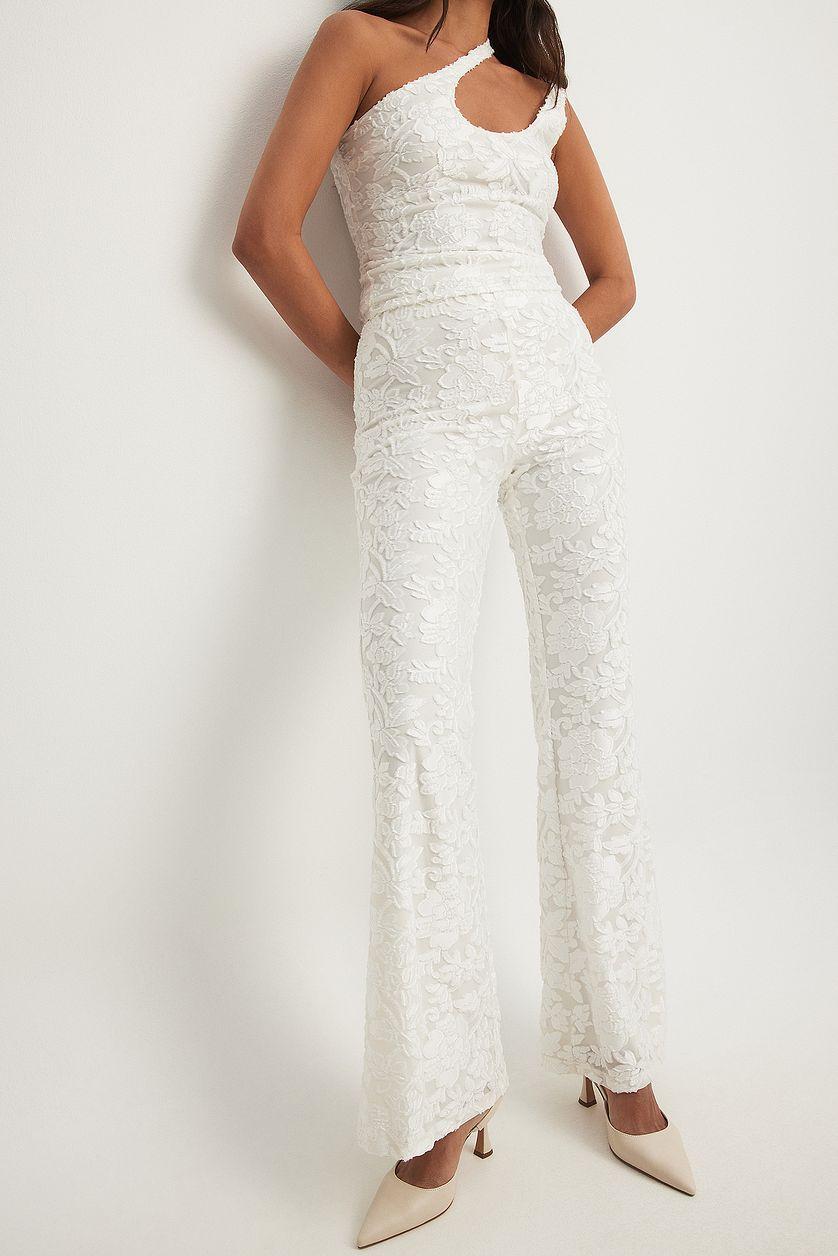 Fitted Mid Waist Trousers Product Image