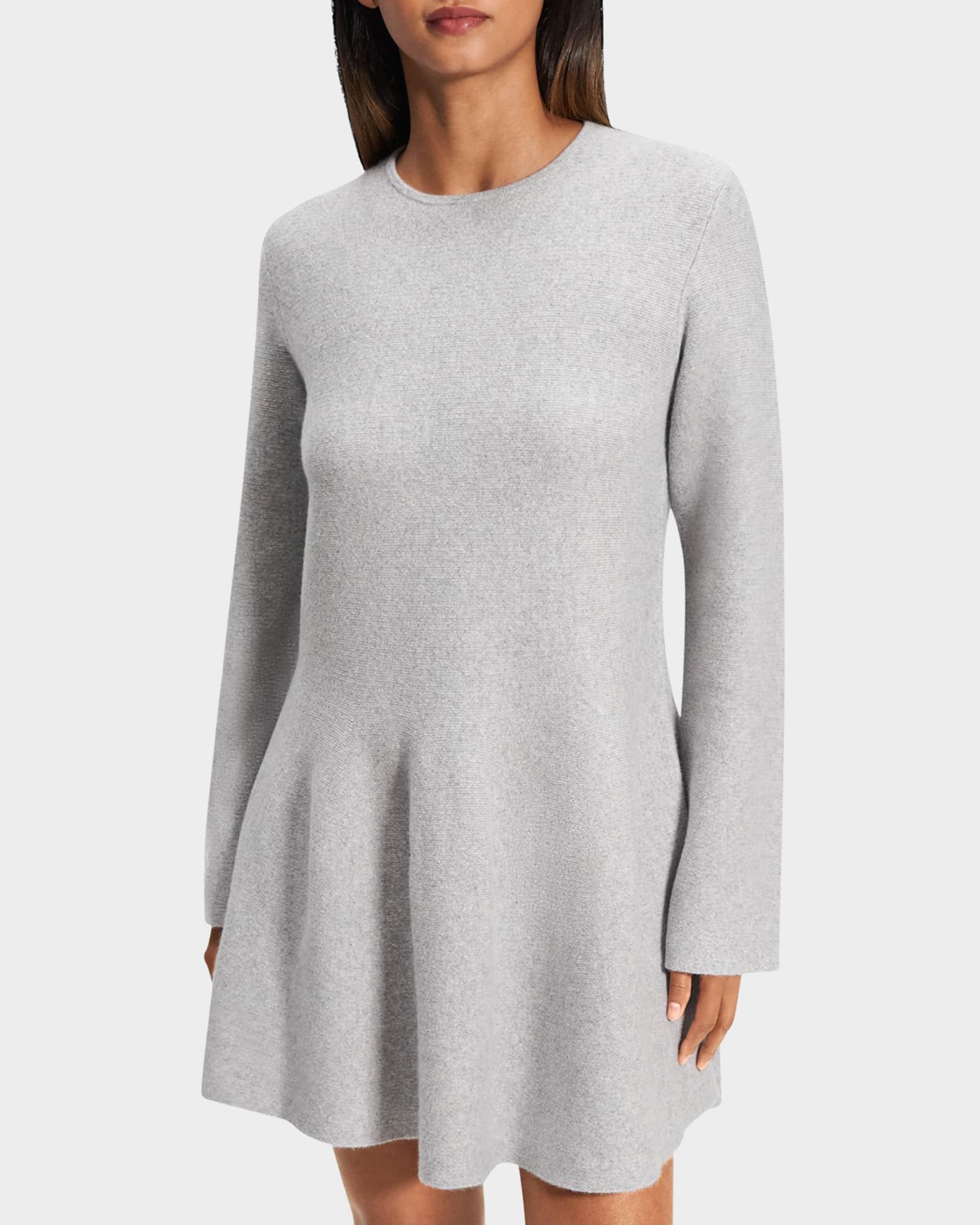 Wool-Cashmere Flounce Dress Product Image