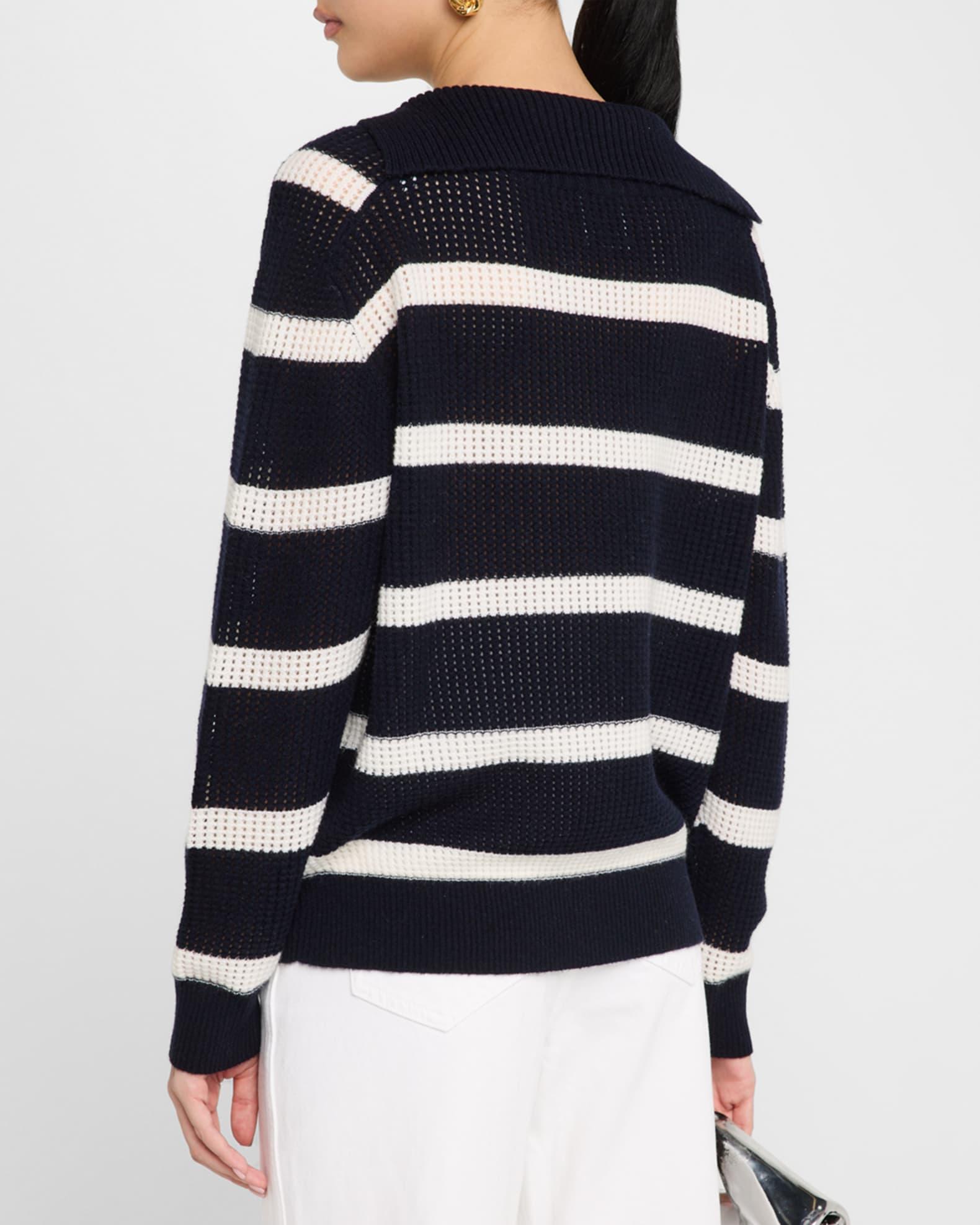 Searfino Striped Polo Sweater Product Image