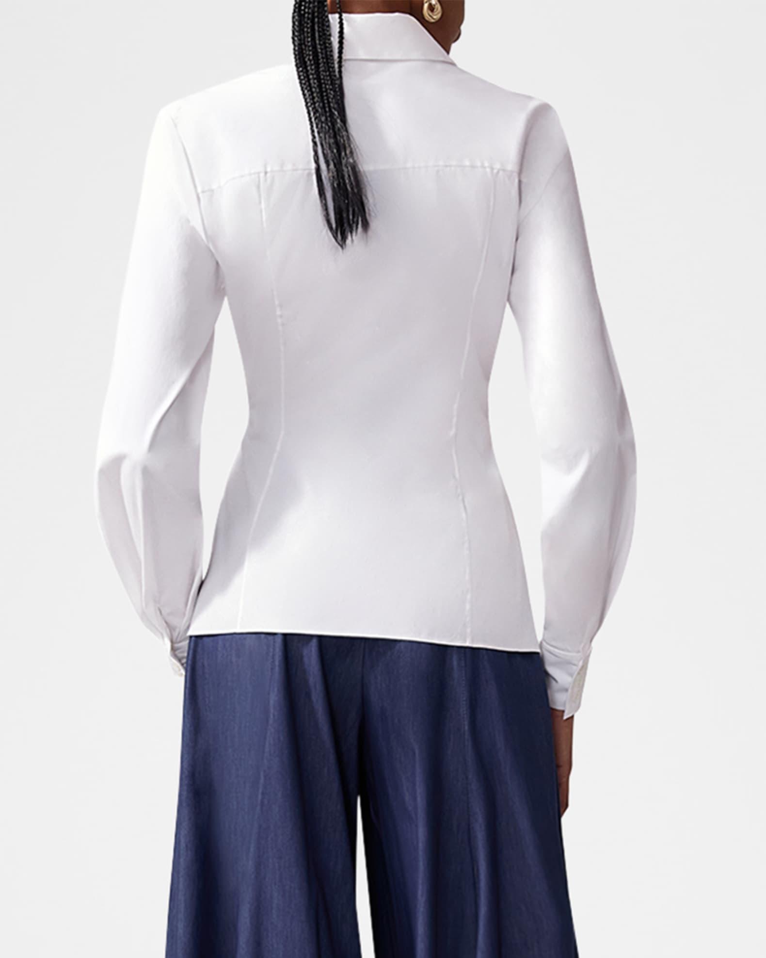 Collared Wrap Top Product Image