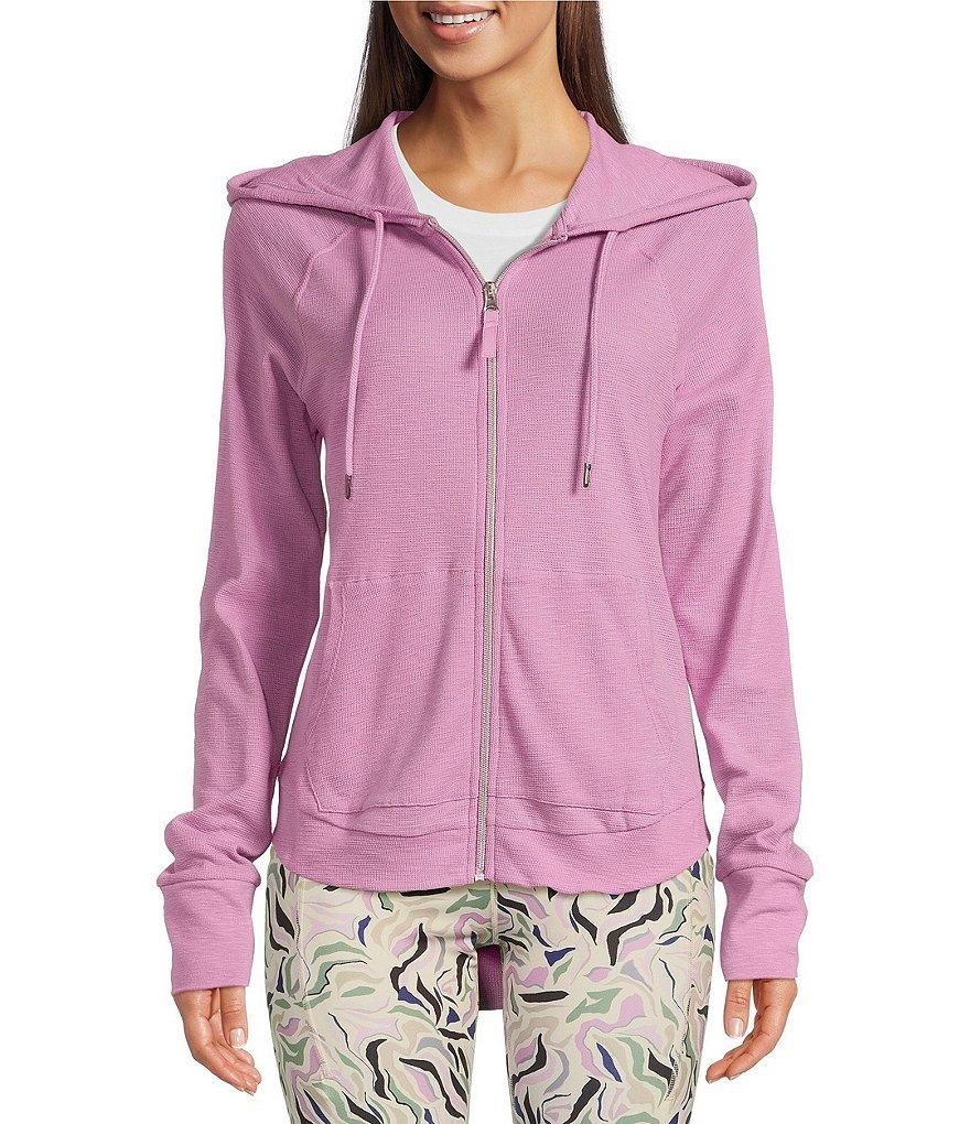 Kinesis Long Sleeve Zip Front Thumb Hole Hoodie Product Image