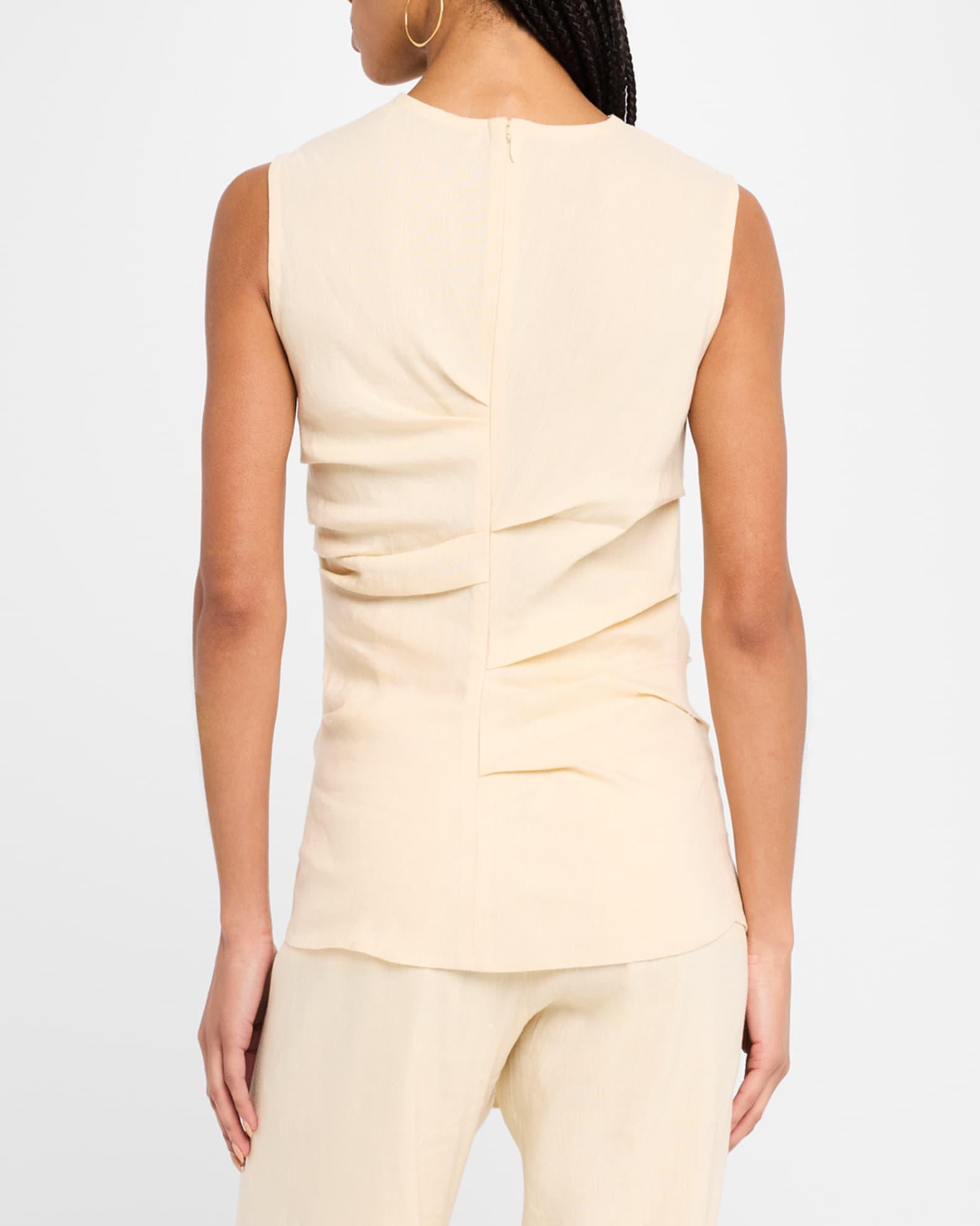 Anoushka Sleeveless Linen Slub Top Product Image