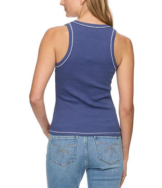 Flag and Anthem Lottie Rib-Knit Tank Top Product Image