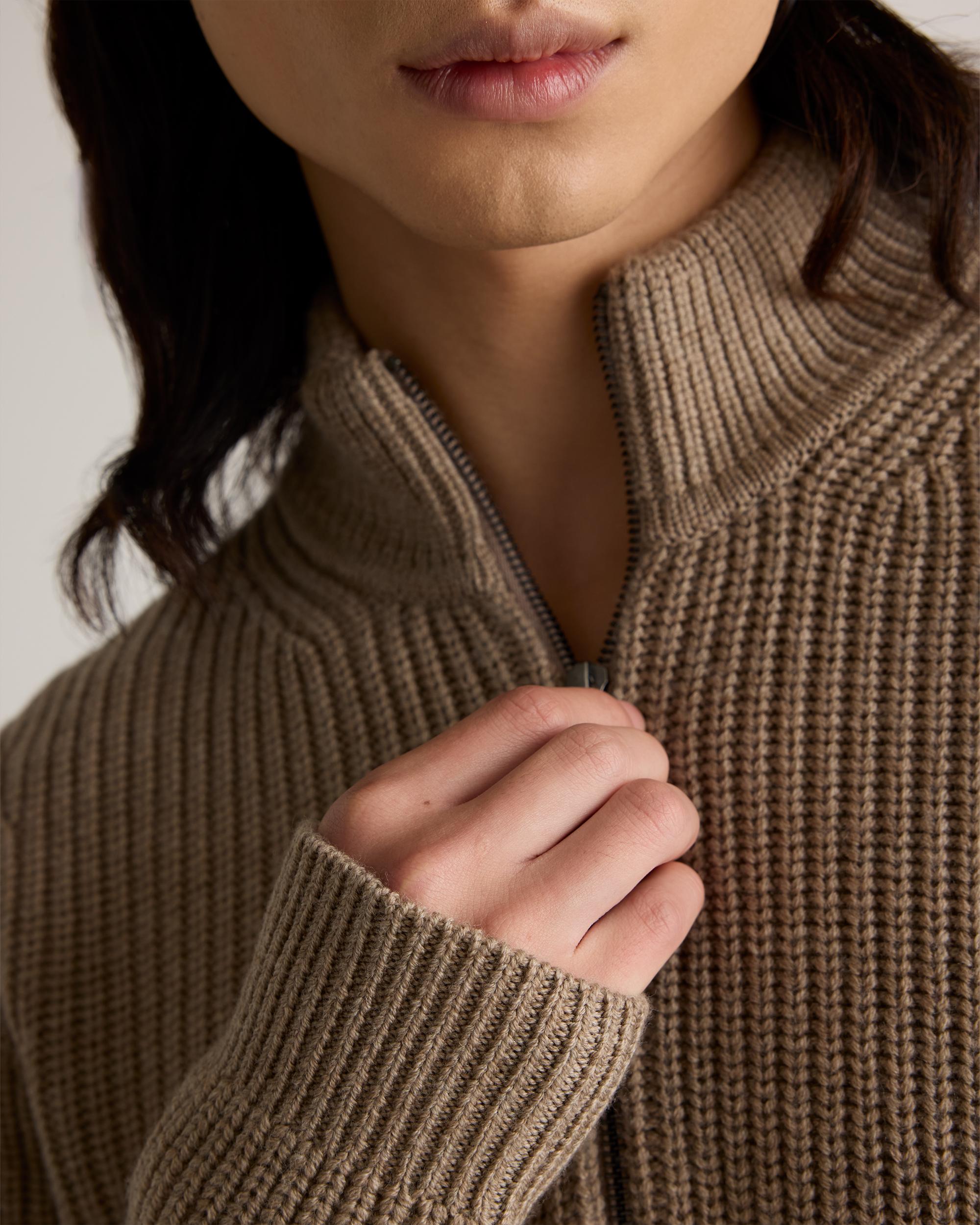 Quince | Men's Australian Merino Wool Half Zip Sweater Size XL Product Image